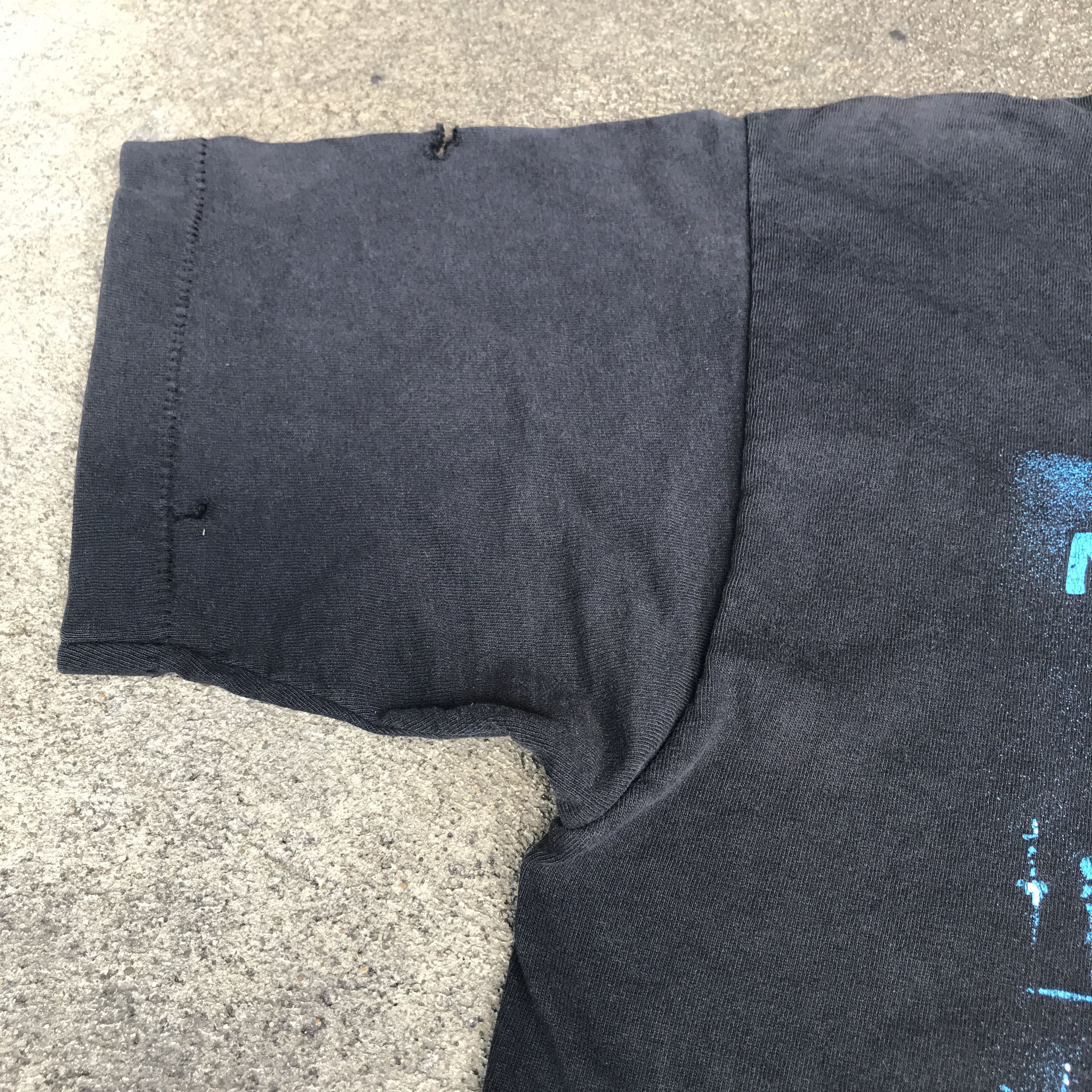 Vintage Vtg 90s Fashion Victim Skeleton Faded Graphic Streetwear Size US L / EU 52-54 / 3 - 5 Thumbnail