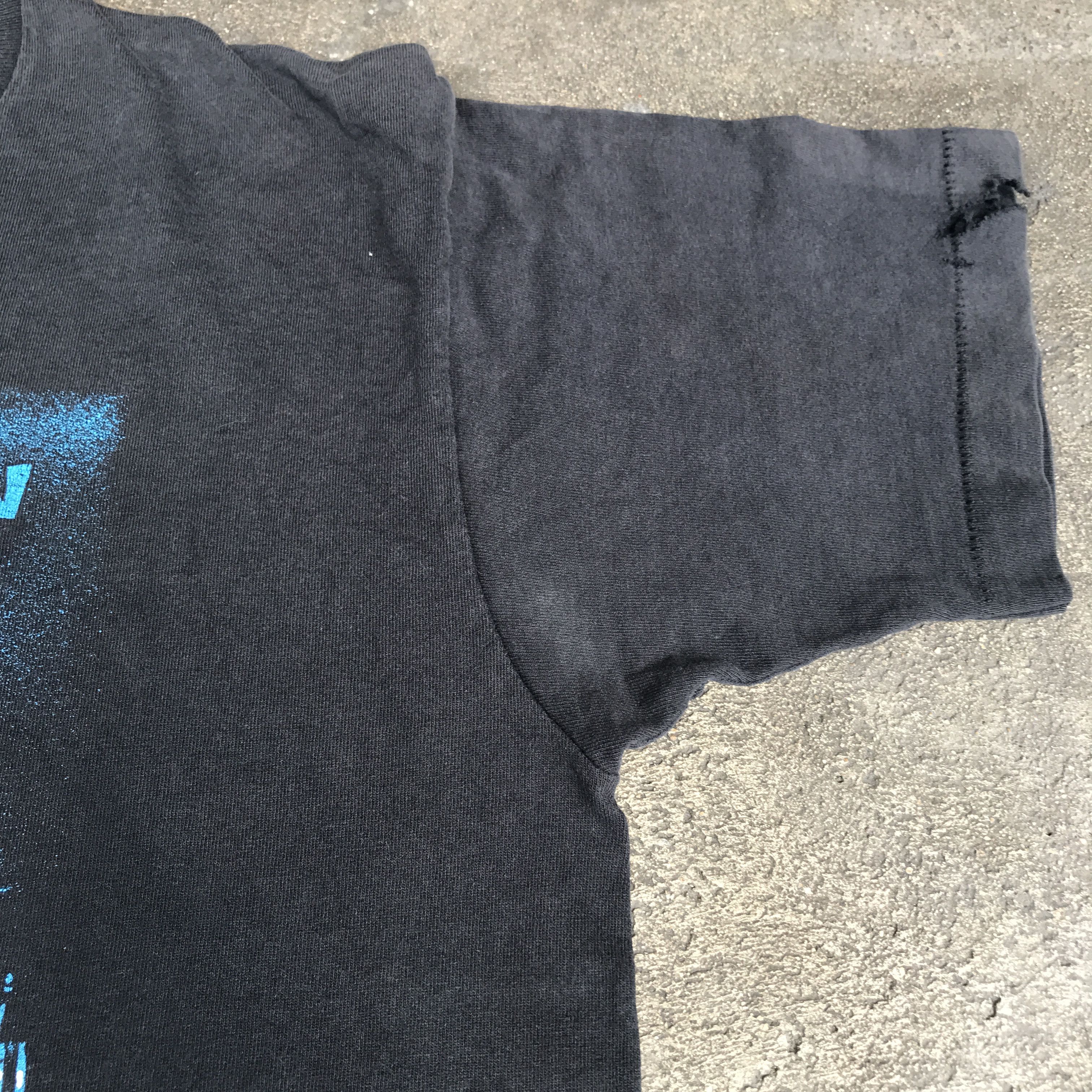 Vintage Vtg 90s Fashion Victim Skeleton Faded Graphic Streetwear Size US L / EU 52-54 / 3 - 6 Thumbnail