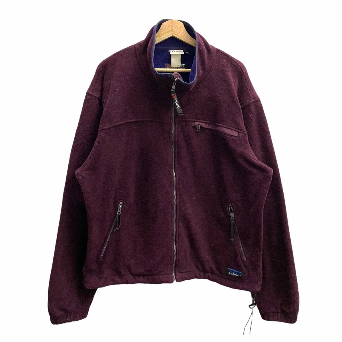 💥 90s LL BEAN POLARTEC FLEECE FULLZIP JACKET