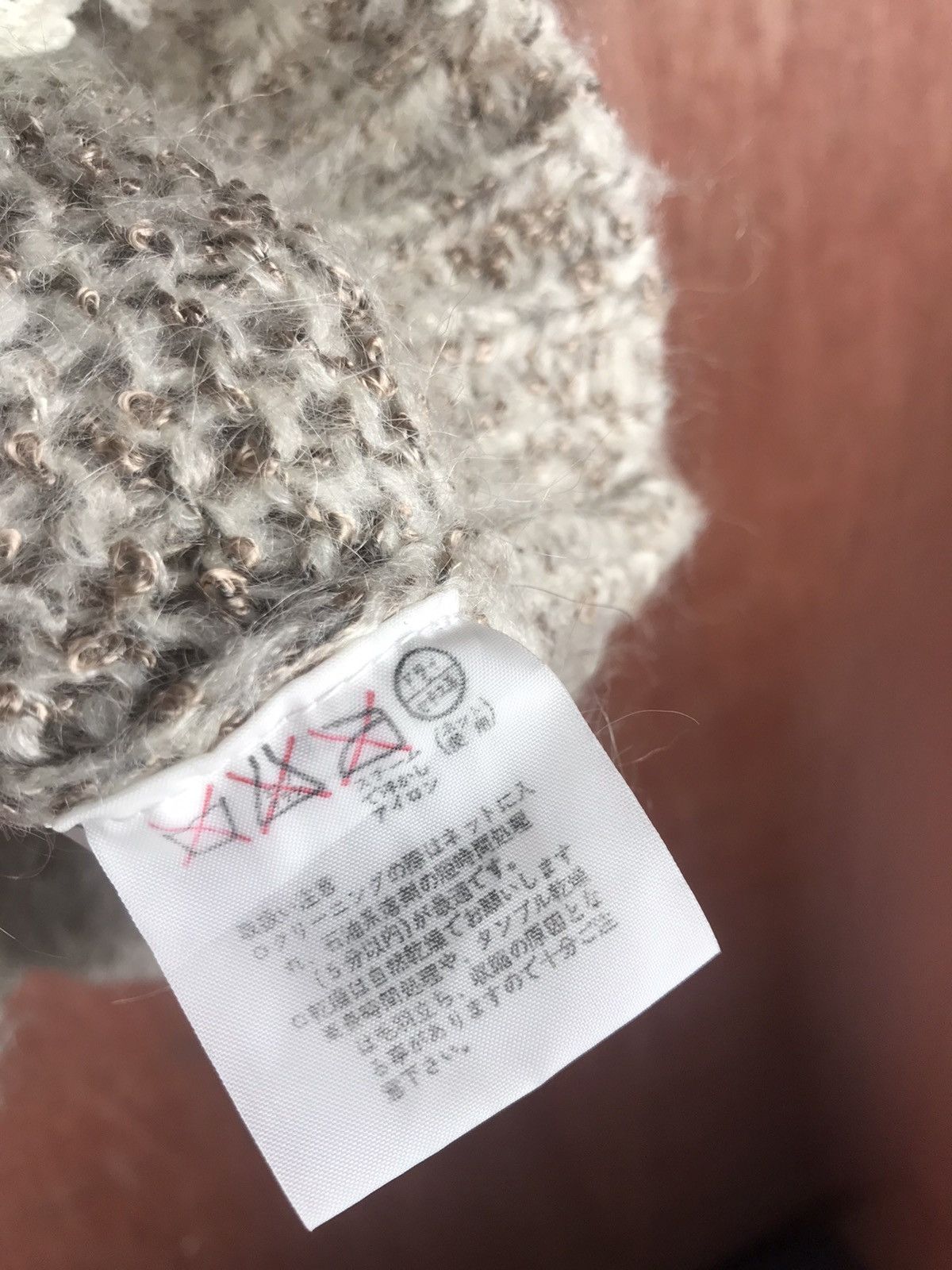 Vintage DL Paserio japan grey mohair cardigan fur Knitwear #M011 Size US M / EU 48-50 / 2 - 14 Thumbnail