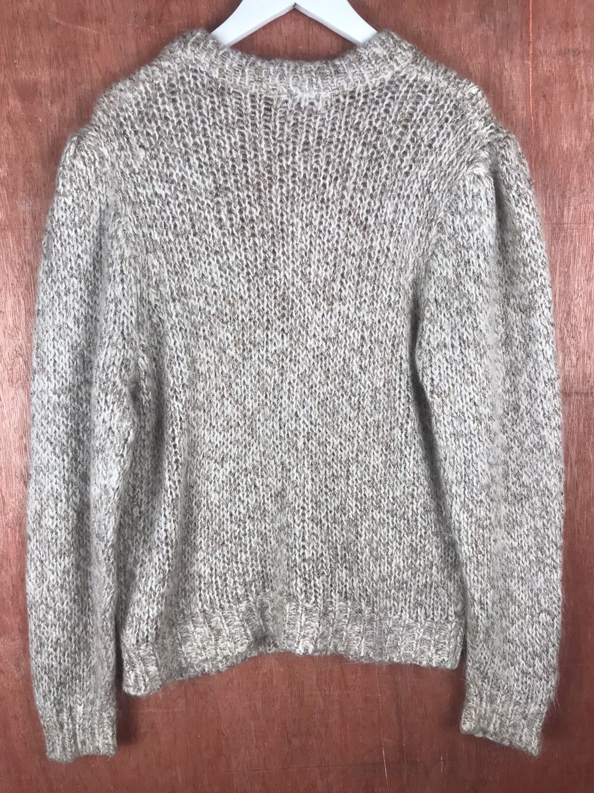 Vintage DL Paserio japan grey mohair cardigan fur Knitwear #M011 Size US M / EU 48-50 / 2 - 7 Thumbnail