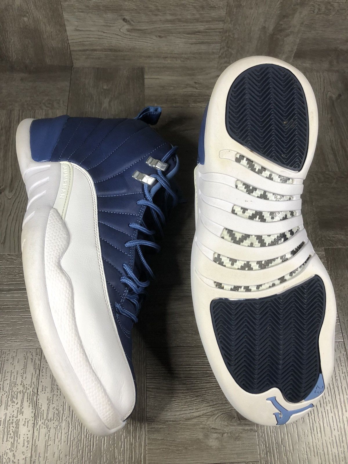 Jordan Brand × Nike Jordan 12 Indigo Sz 12 Size US 12 / EU 45 - 9 Thumbnail