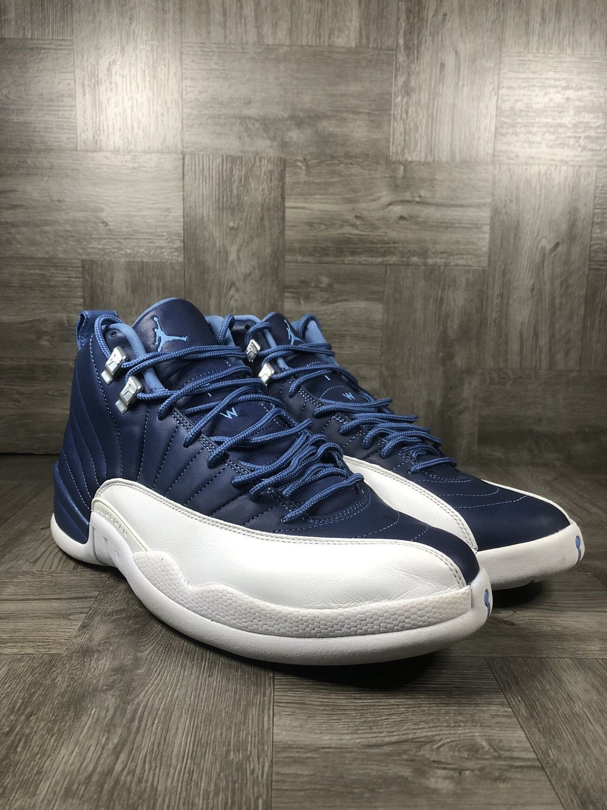 Jordan Brand × Nike Jordan 12 Indigo Sz 12 Size US 12 / EU 45 - 4 Thumbnail