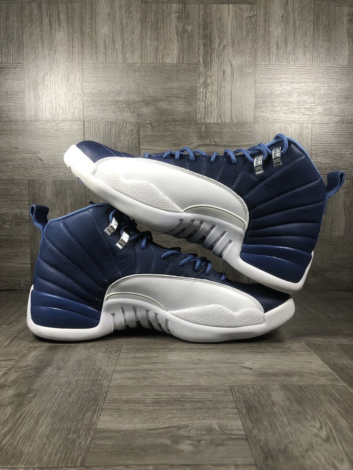 Jordan Brand × Nike Jordan 12 Indigo Sz 12 Size US 12 / EU 45 - 6 Thumbnail