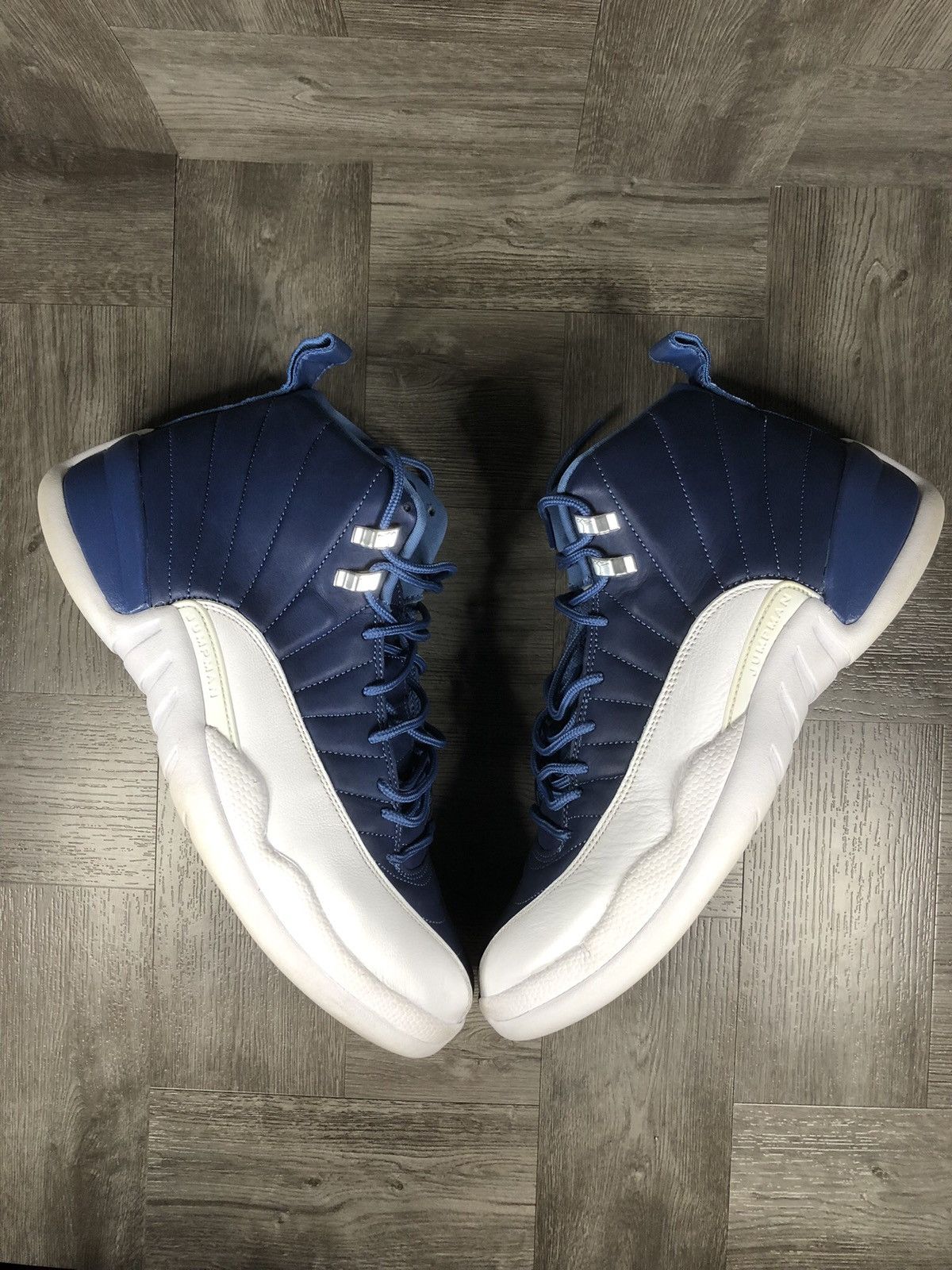 Jordan Brand × Nike Jordan 12 Indigo Sz 12 Size US 12 / EU 45 - 11 Thumbnail