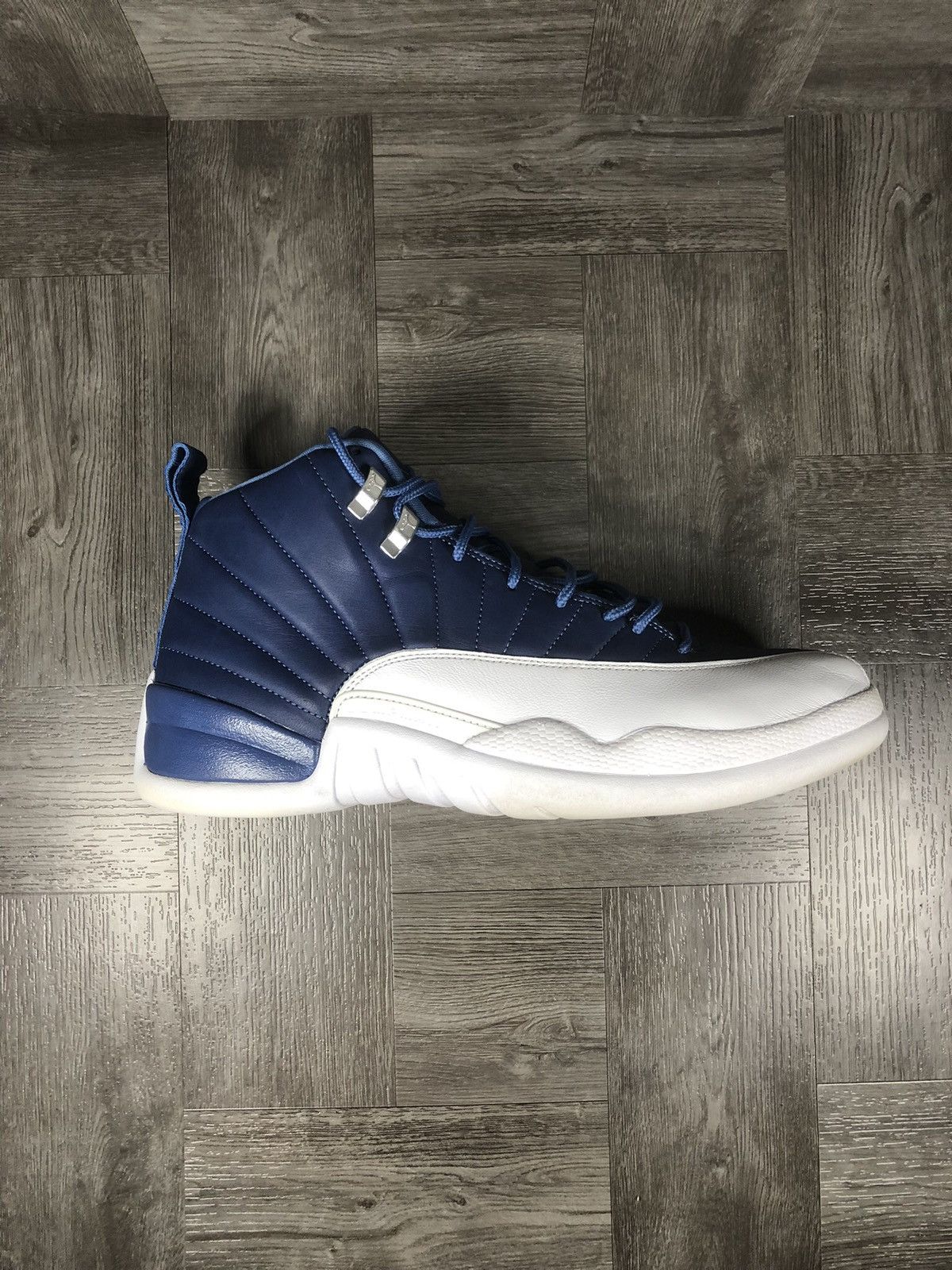 Jordan Brand × Nike Jordan 12 Indigo Sz 12 Size US 12 / EU 45 - 3 Thumbnail