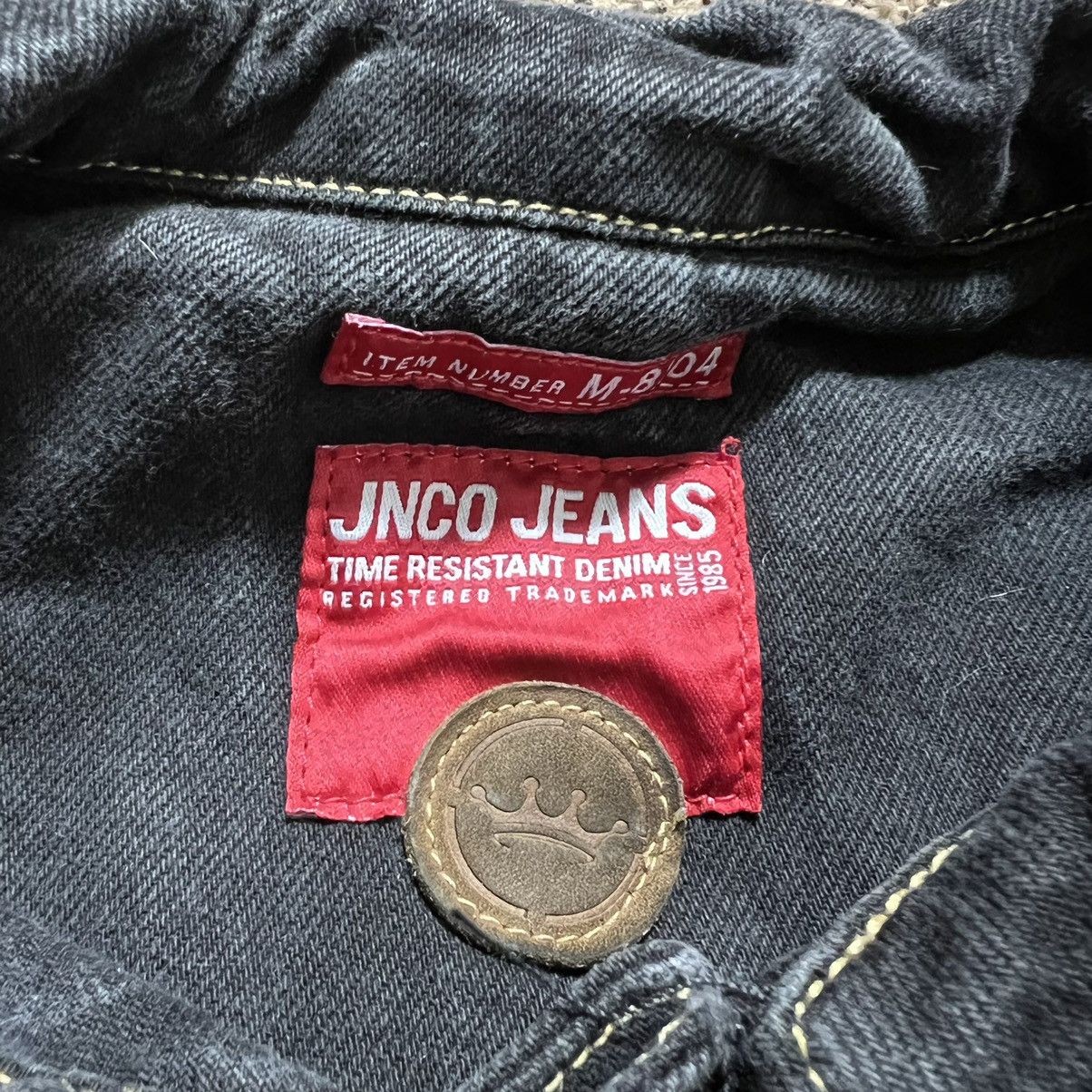 JNCO × Vintage Vintage Jnco Jeans Black Denim Jacket Mens XL