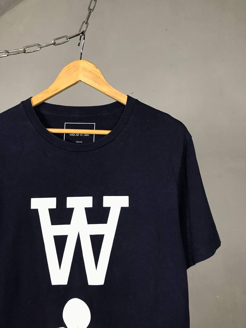 Wood Wood Wood Wood luxury streetwear center logo tee Size US M / EU 48-50 / 2 - 2 Thumbnail