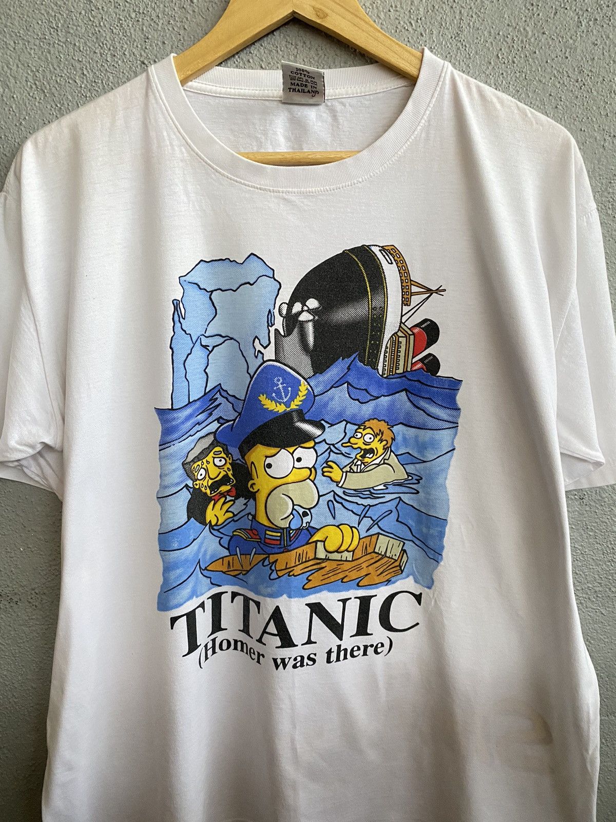 The Simpsons × Vintage Rare Vintage The Simpsons Rip Off Titanic | Grailed
