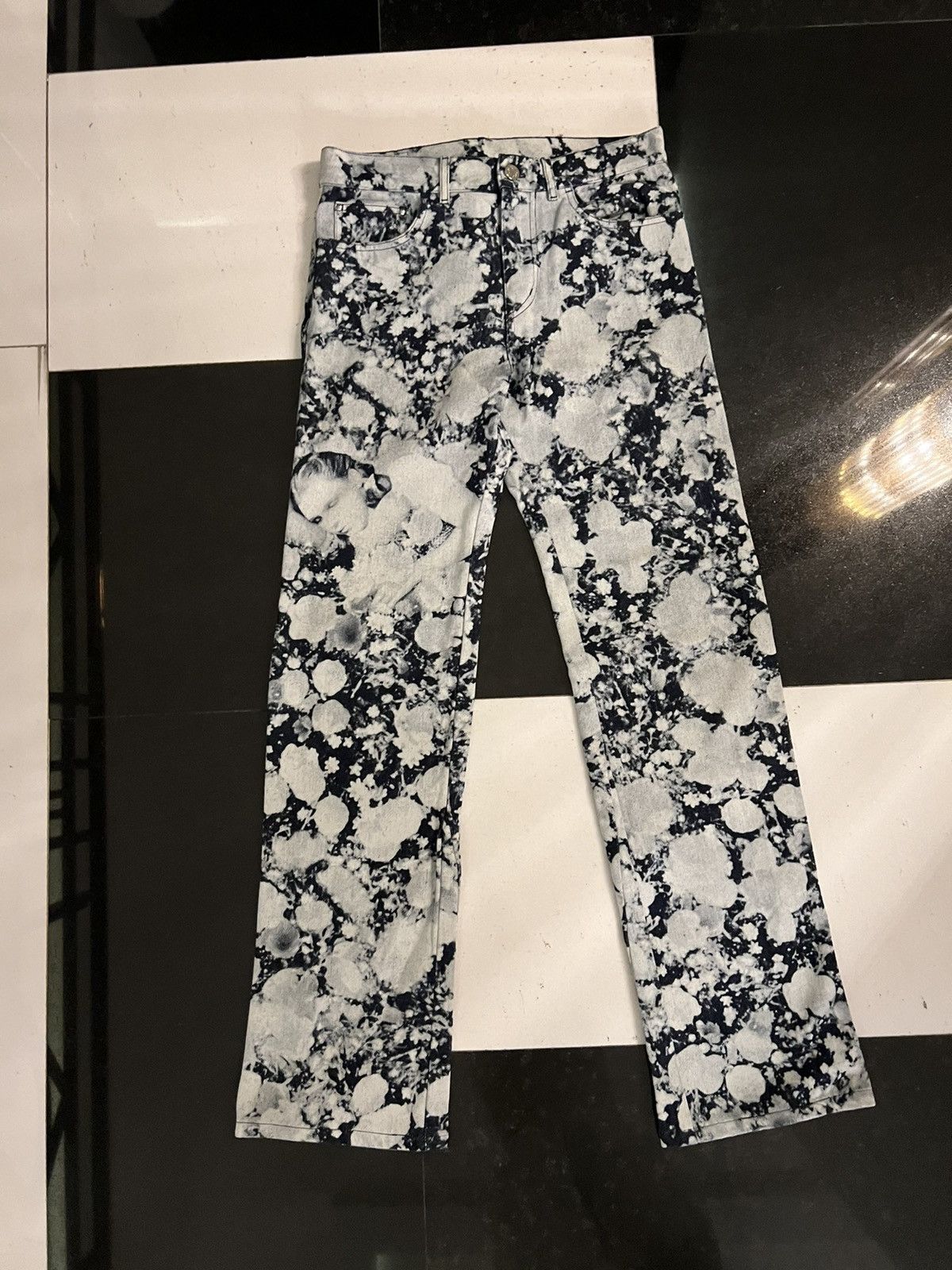 SS19 'Dorothy’ Flared Dyed Denim Louis Vuitton