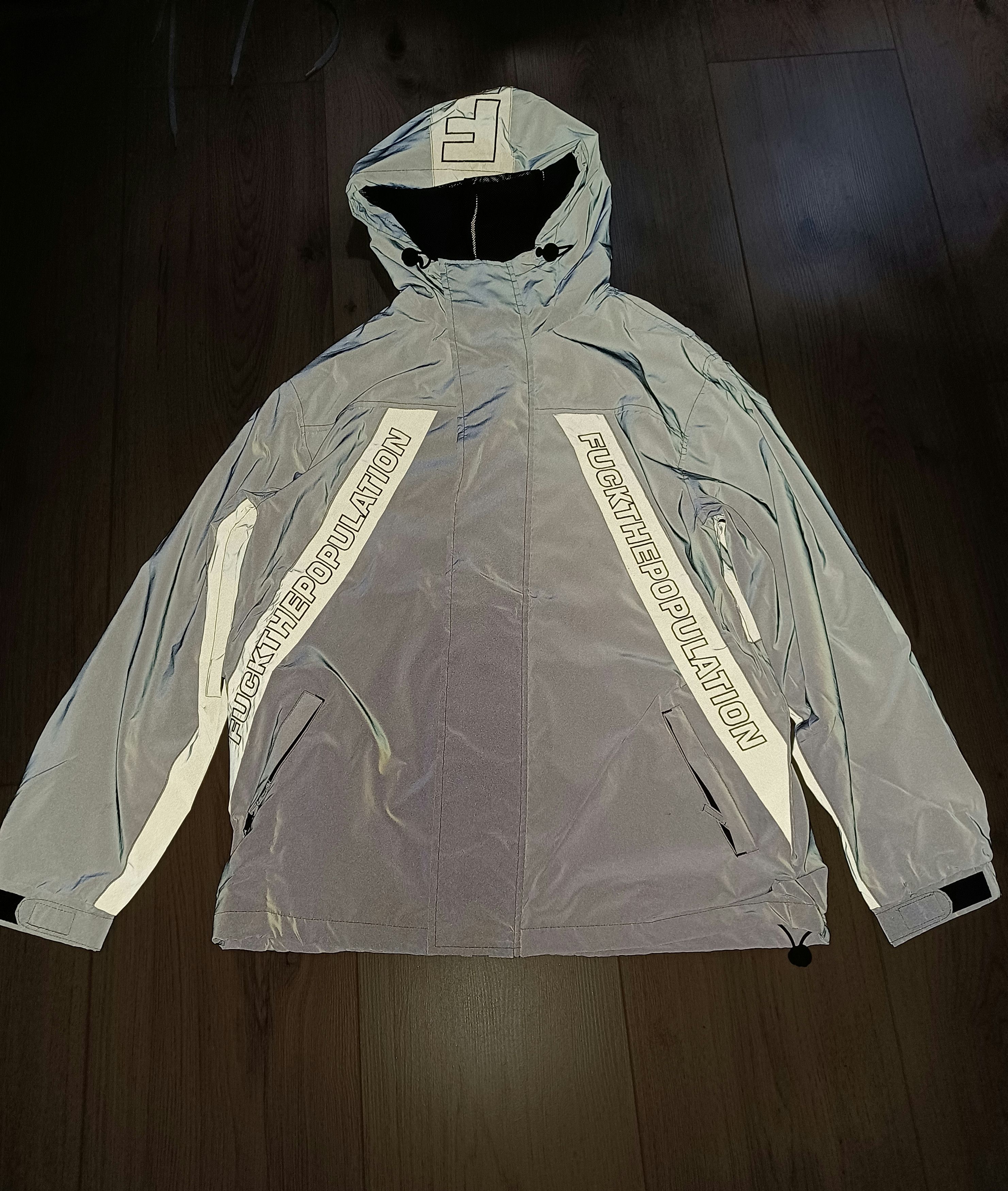 Fuck The Population FTP Alpine Reflective Parka (L) | Grailed