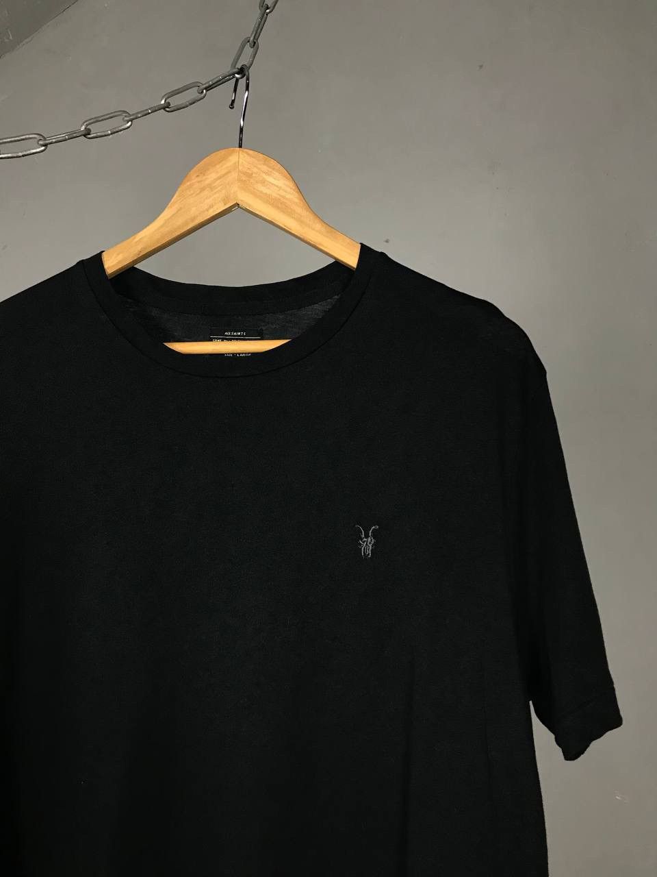 Allsaints Allsaints luxury streetwear black tee Size US L / EU 52-54 / 3 - 2 Thumbnail