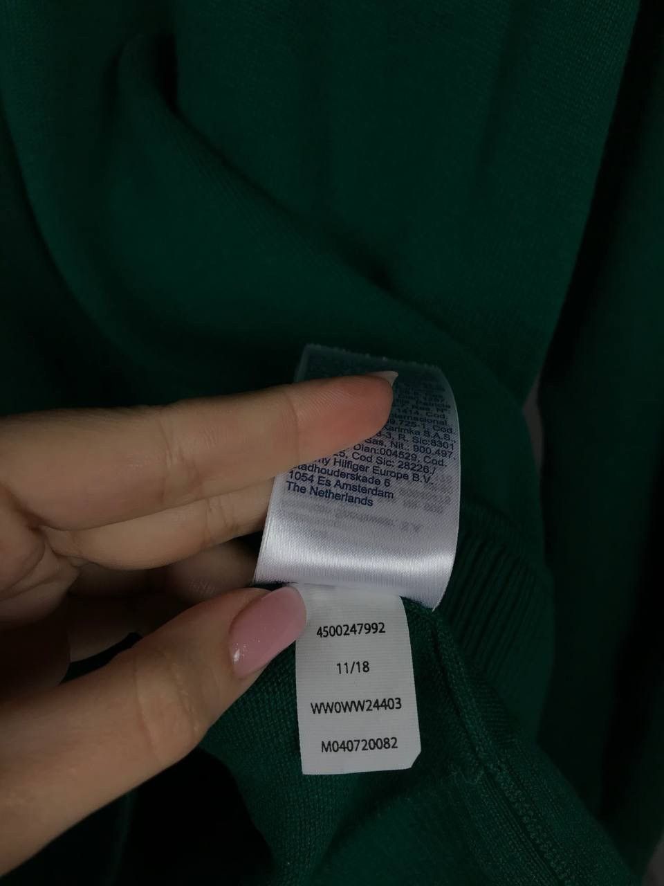 Tommy Hilfiger Tommy Hilfiger luxury streetwear green sweatshirt Size US S / EU 44-46 / 1 - 5 Thumbnail