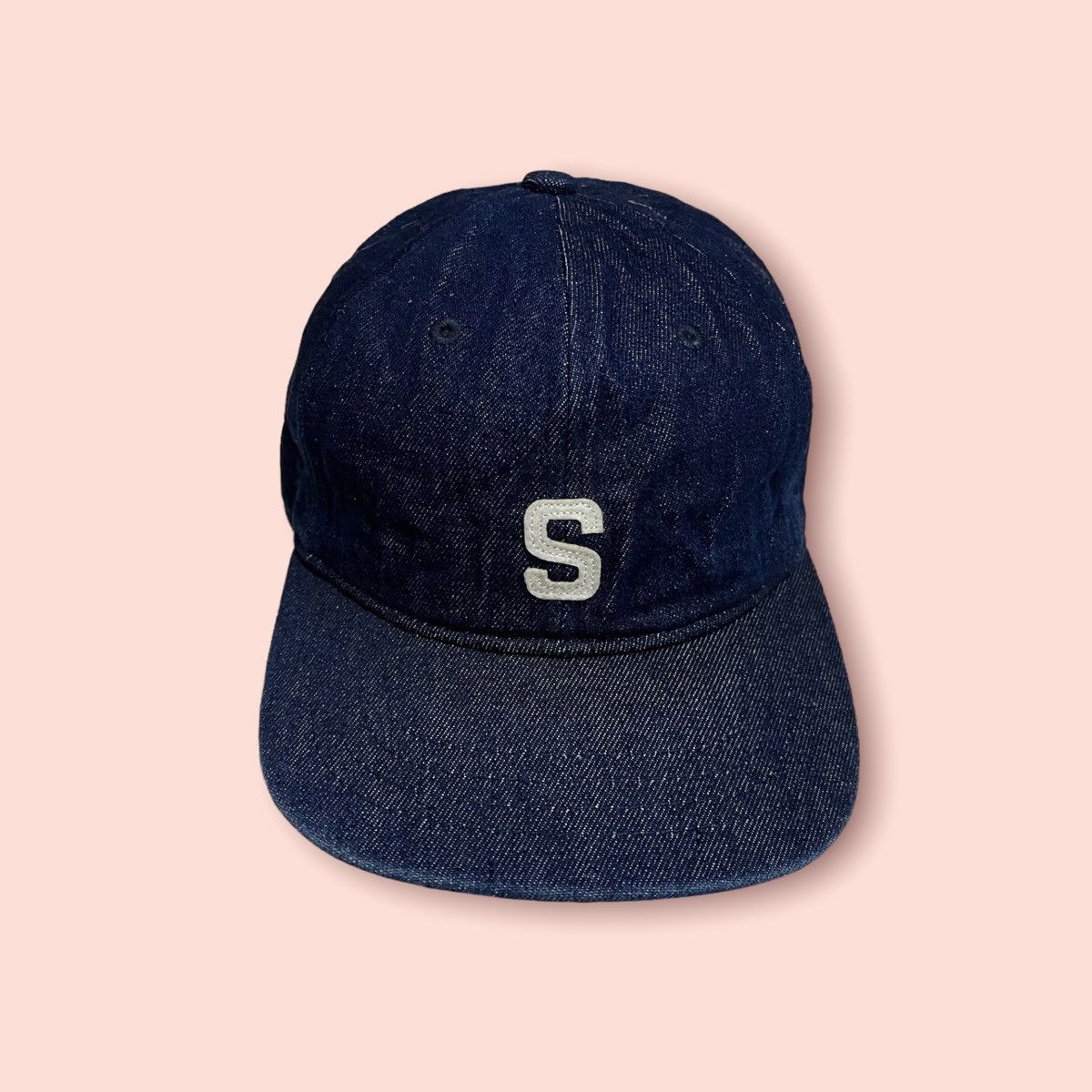 Beams Plus × Japanese Brand × Self Edge RARE B:MING BY BEAMS S DENIM HAT LEATHER STRAPBACK Size ONE SIZE - 2 Thumbnail