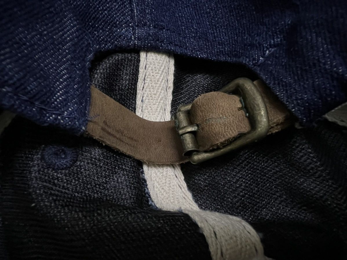 Beams Plus × Japanese Brand × Self Edge RARE B:MING BY BEAMS S DENIM HAT LEATHER STRAPBACK Size ONE SIZE - 19 Thumbnail