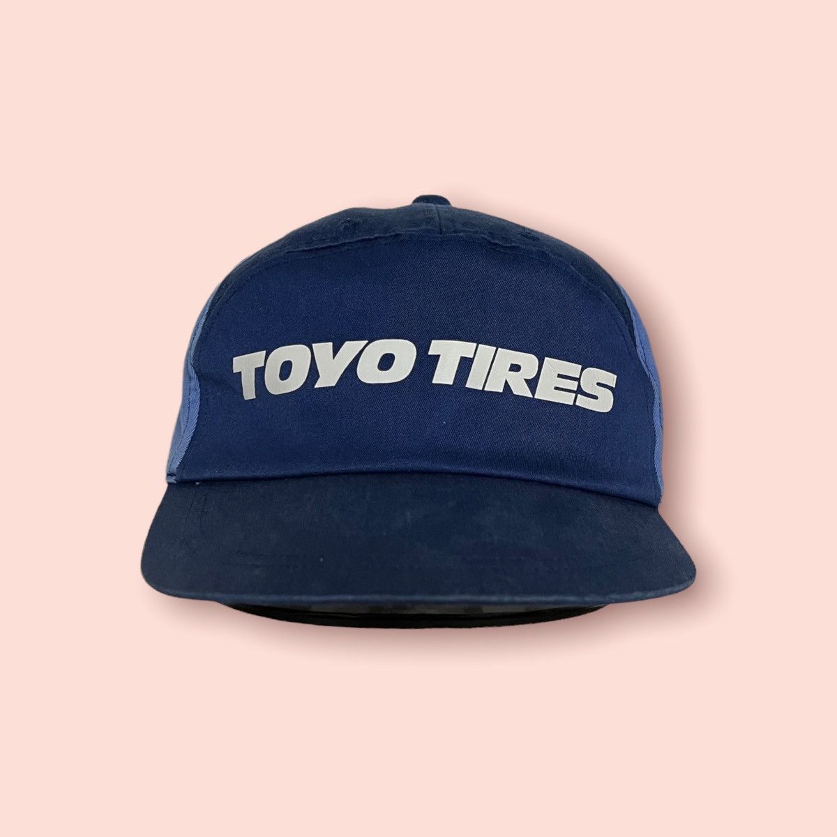Japanese Brand × Toyo Enterprises RARE VINTAGE 7 PANELS HALF TRUCKER TOYO TIRES STRAPBACK Size ONE SIZE - 4 Thumbnail