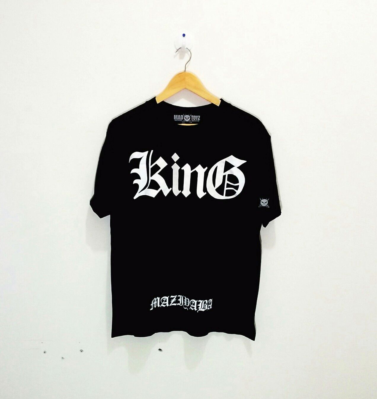 Vintage MAD TOYZ King Mazjdaba Rock And Roll Here To Stay Shirt Size US L / EU 52-54 / 3 - 3 Thumbnail