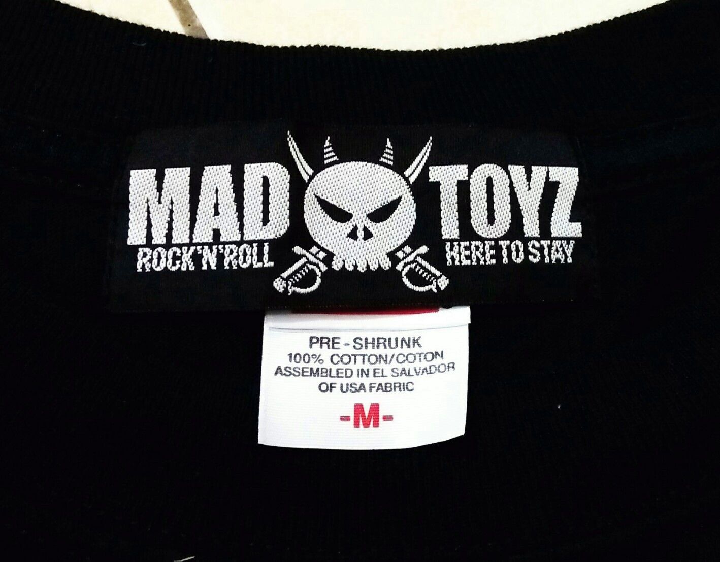 Vintage MAD TOYZ King Mazjdaba Rock And Roll Here To Stay Shirt Size US L / EU 52-54 / 3 - 5 Thumbnail