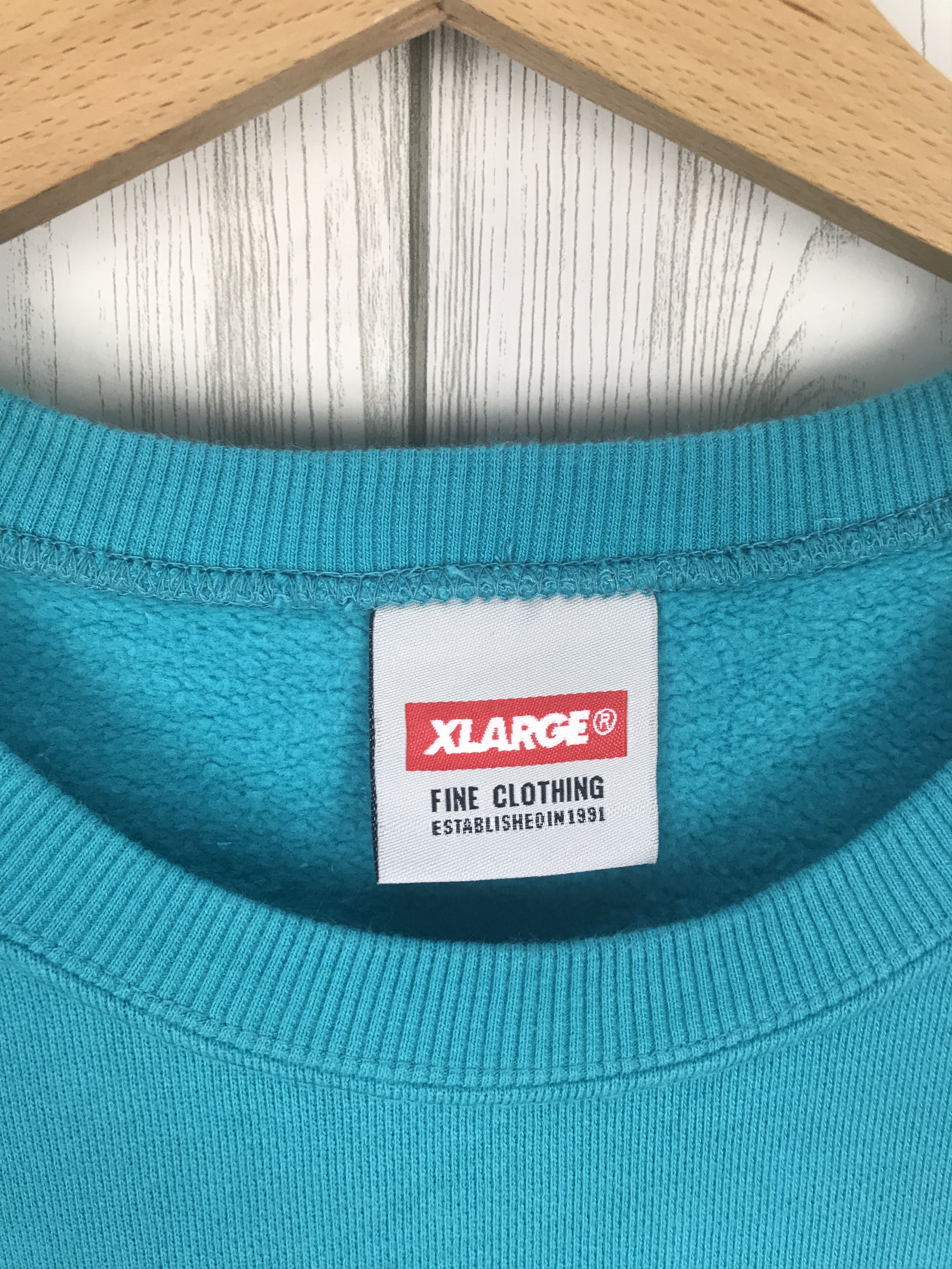 Japanese Brand X-LARGE Store Embroidered Oversize Sweatshirt Size US M / EU 48-50 / 2 - 5 Thumbnail