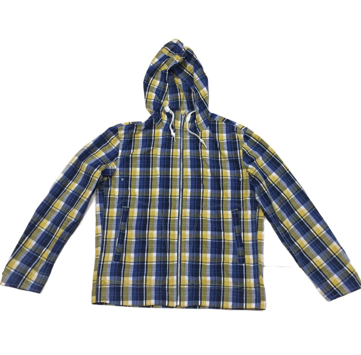 Tornado Mart × Uniqlo Colourblock Checkered Hoodie Jacket Uniqlo japanese Size US M / EU 48-50 / 2 - 1 Thumbnail