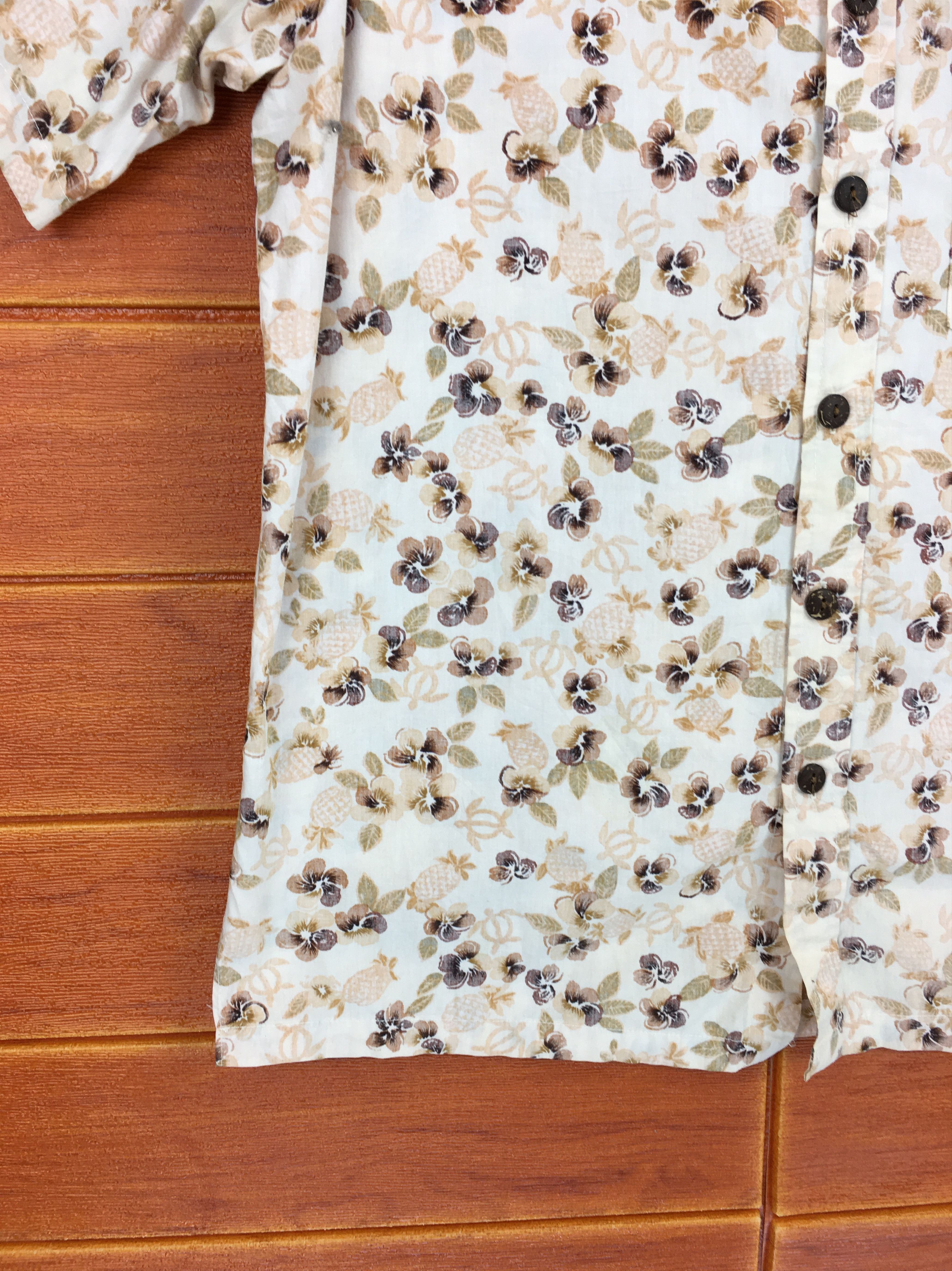 Paradise Vintage PARADISE BAY Pineapples Flowers Hawaiian Shirt Size US L / EU 52-54 / 3 - 3 Thumbnail