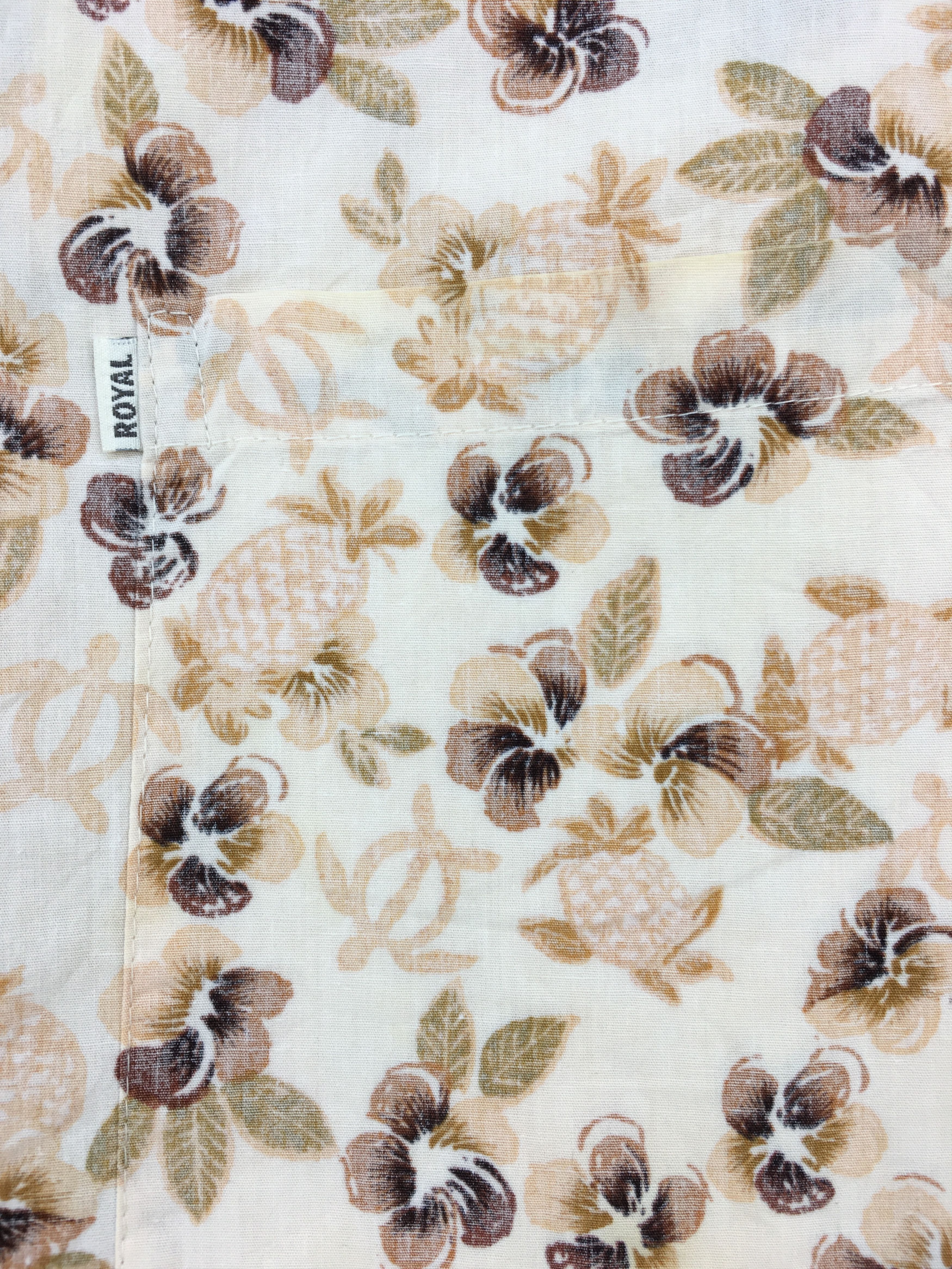 Paradise Vintage PARADISE BAY Pineapples Flowers Hawaiian Shirt Size US L / EU 52-54 / 3 - 8 Thumbnail