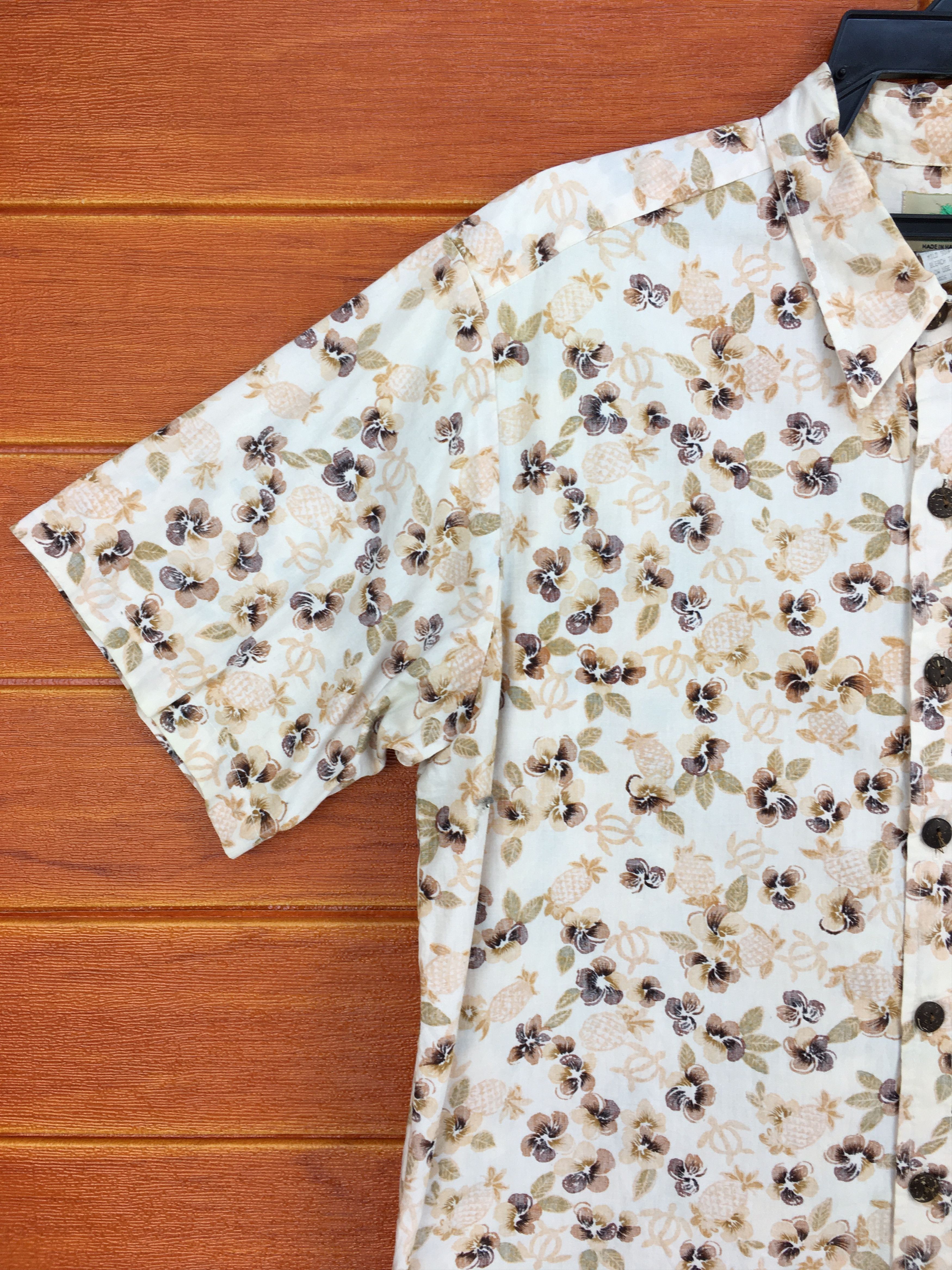 Paradise Vintage PARADISE BAY Pineapples Flowers Hawaiian Shirt Size US L / EU 52-54 / 3 - 2 Thumbnail