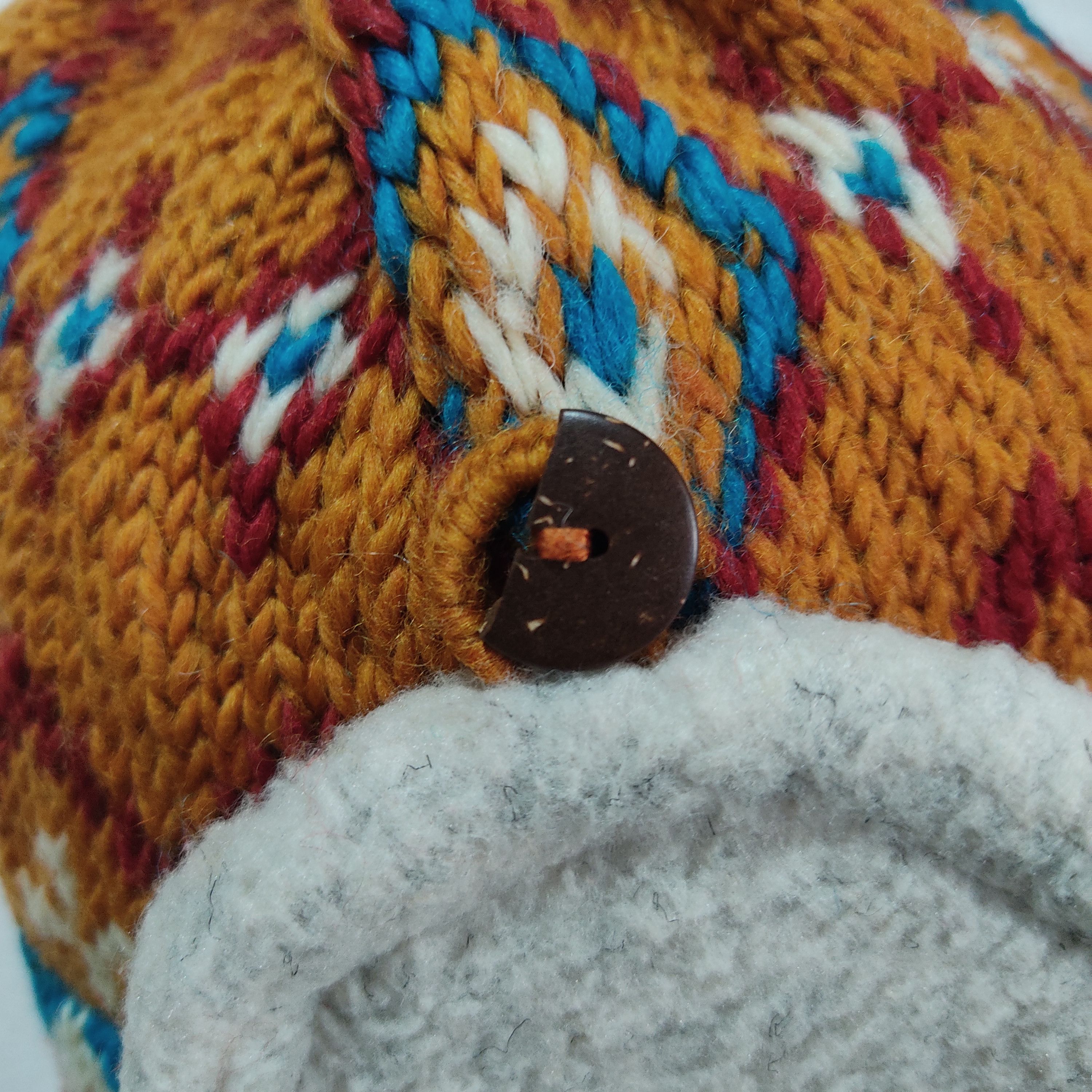 Native Amina Brand Knitted 2 Ear Flip Beanie Hats Size ONE SIZE - 7 Thumbnail