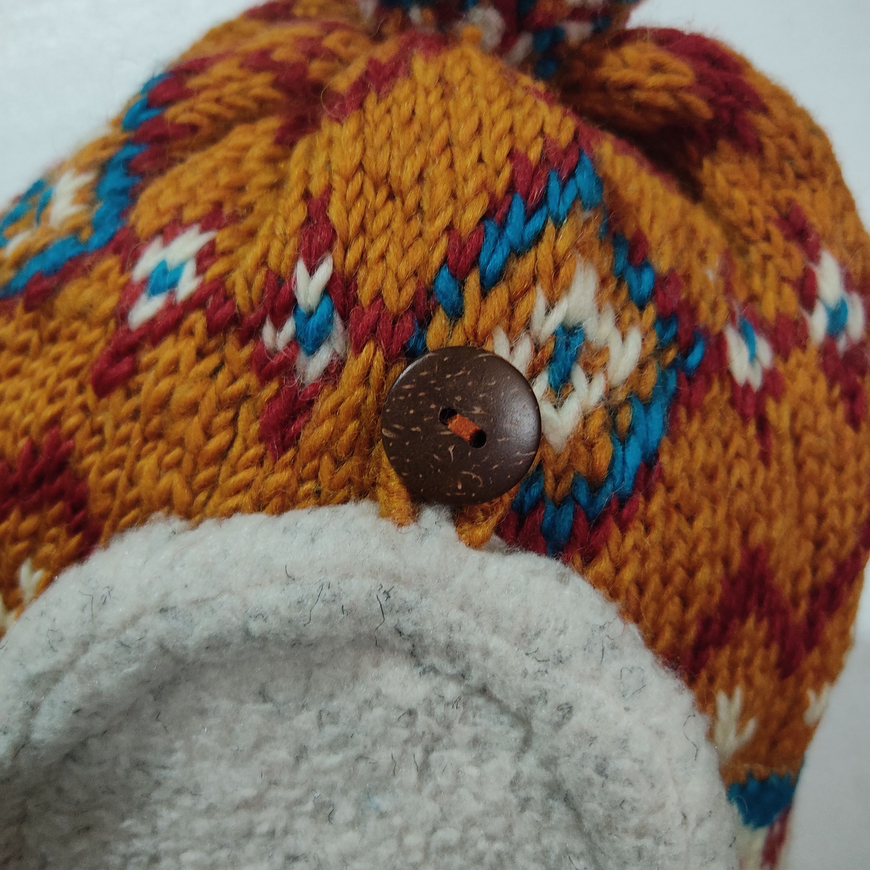Native Amina Brand Knitted 2 Ear Flip Beanie Hats Size ONE SIZE - 6 Thumbnail