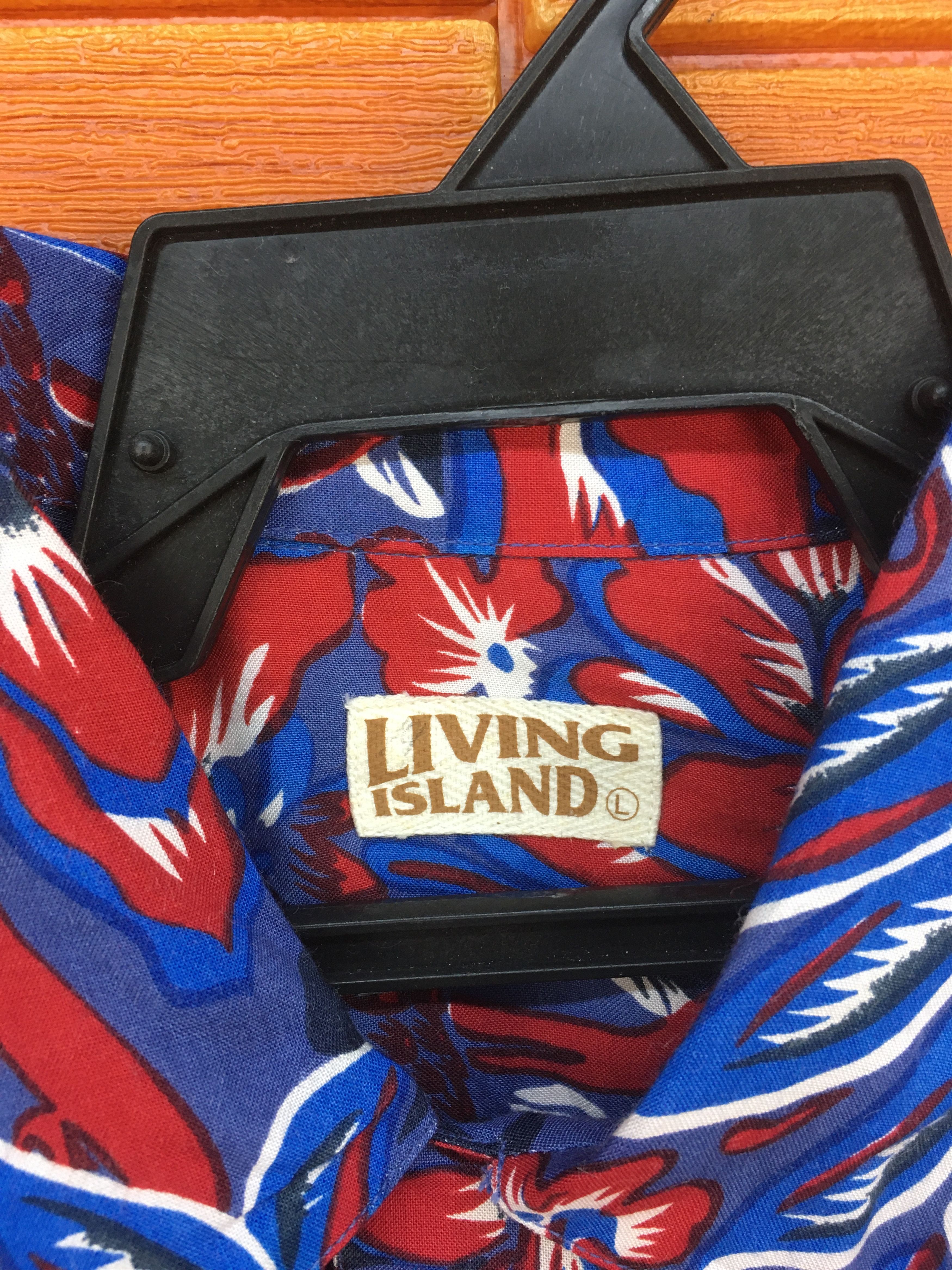 Sun Surf Japanese Hawaii LIVING ISLAND Border Panel Hawaiian Shirt Size US L / EU 52-54 / 3 - 6 Thumbnail