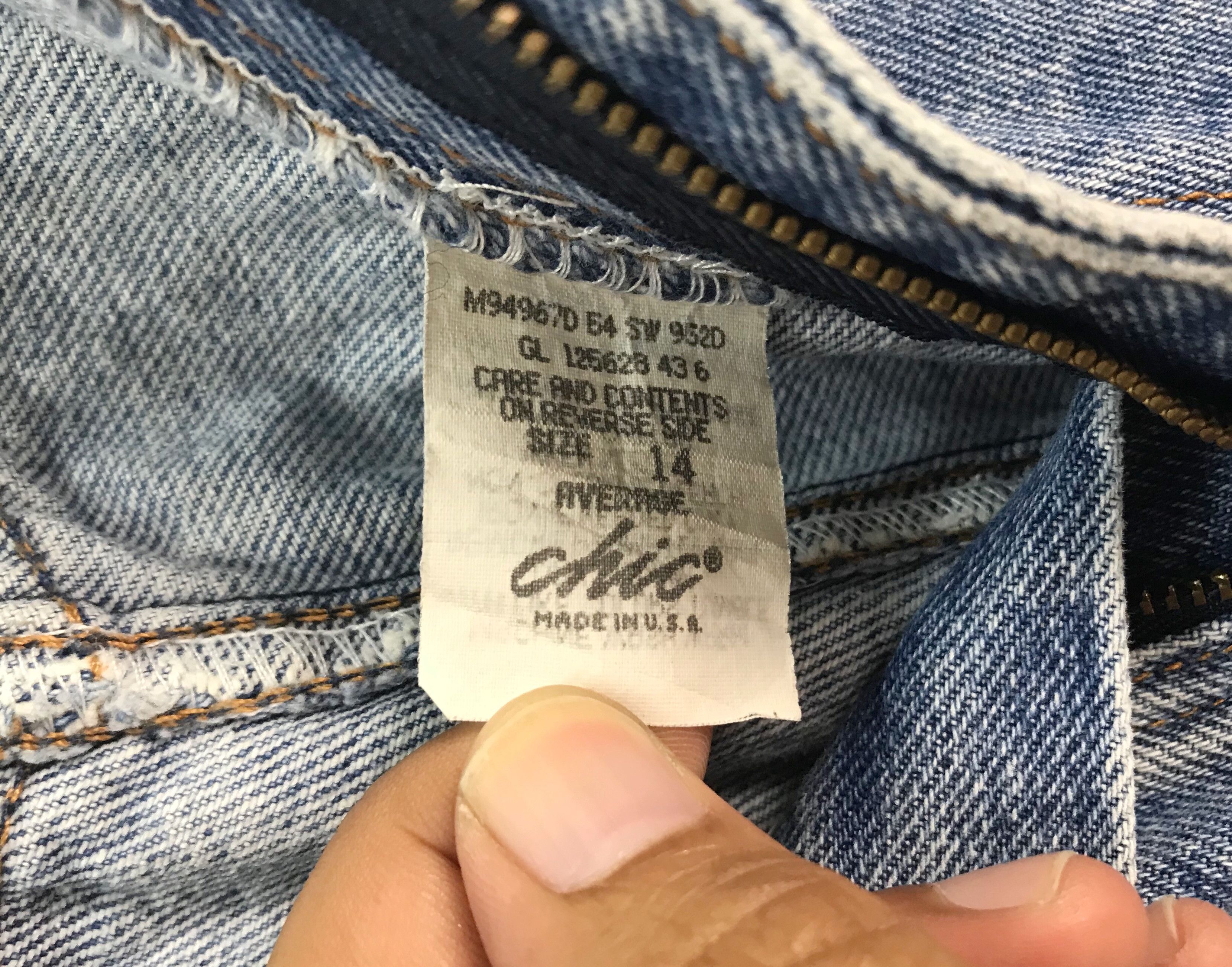 Hysteric Glamour Vintage CHIC Made In USA Denim Jeans Size US 29 - 12 Thumbnail