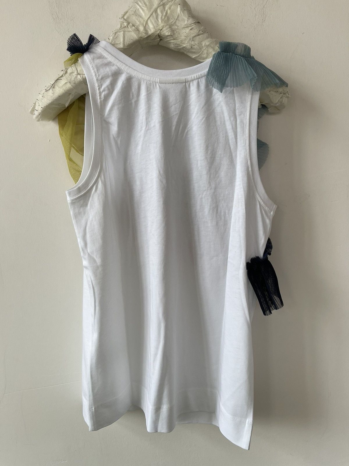 Dries Van Noten Dries Van Noten Ruffled Sleeveless T-shirt Size XS / US 0-2 / IT 36-38 - 2 Thumbnail