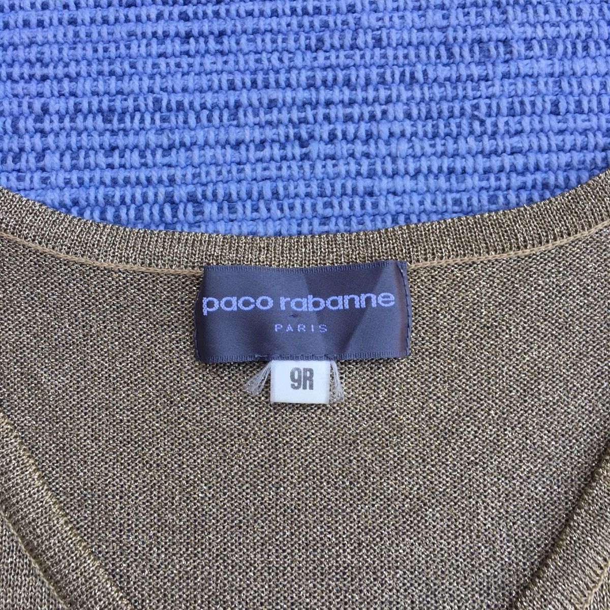 Paco Rabanne vintage gold longsleeve Size ONE SIZE - 2 Thumbnail
