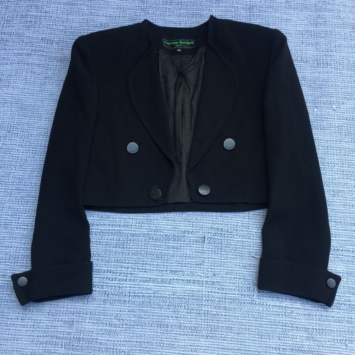 Carven vintage carven cropped light Size US M / EU 48-50 / 2 - 1 Thumbnail