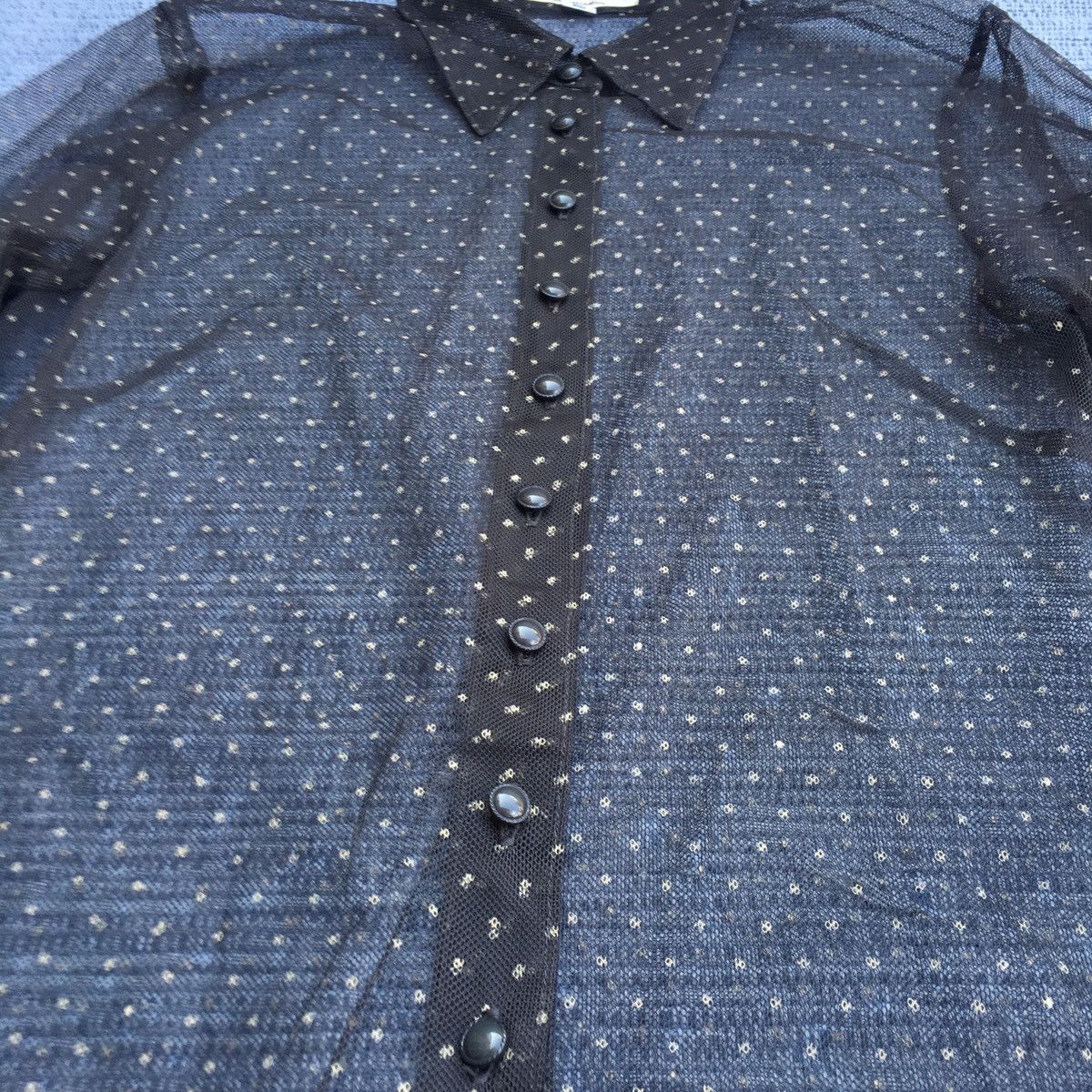 Japanese Brand vintage grey polkadot Size US M / EU 48-50 / 2 - 3 Thumbnail