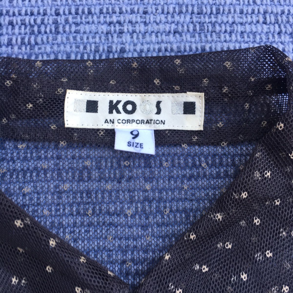 Japanese Brand vintage grey polkadot Size US M / EU 48-50 / 2 - 2 Thumbnail