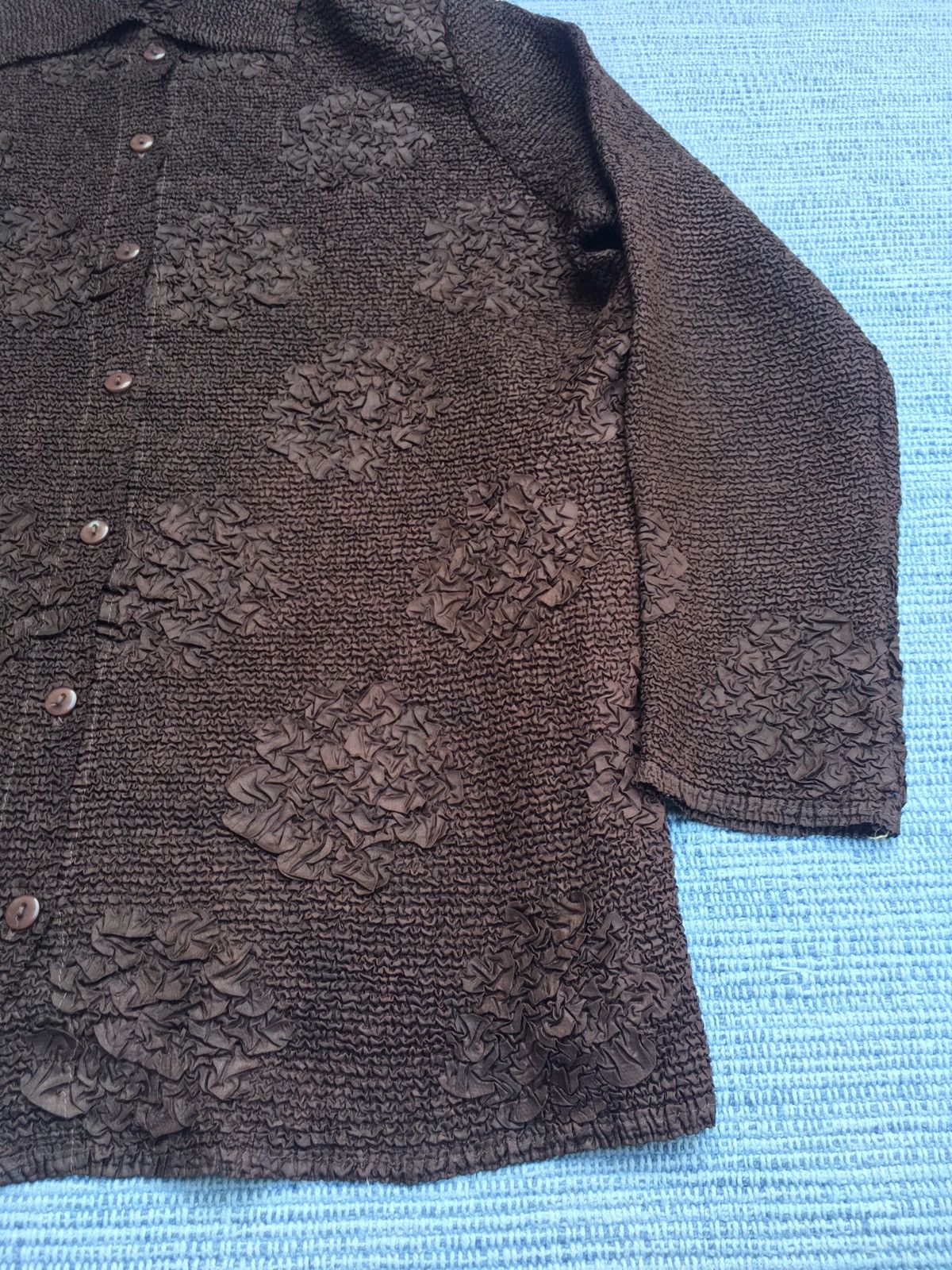 Japanese Brand vintage pleated button up Size L / US 10 / IT 46 - 3 Thumbnail