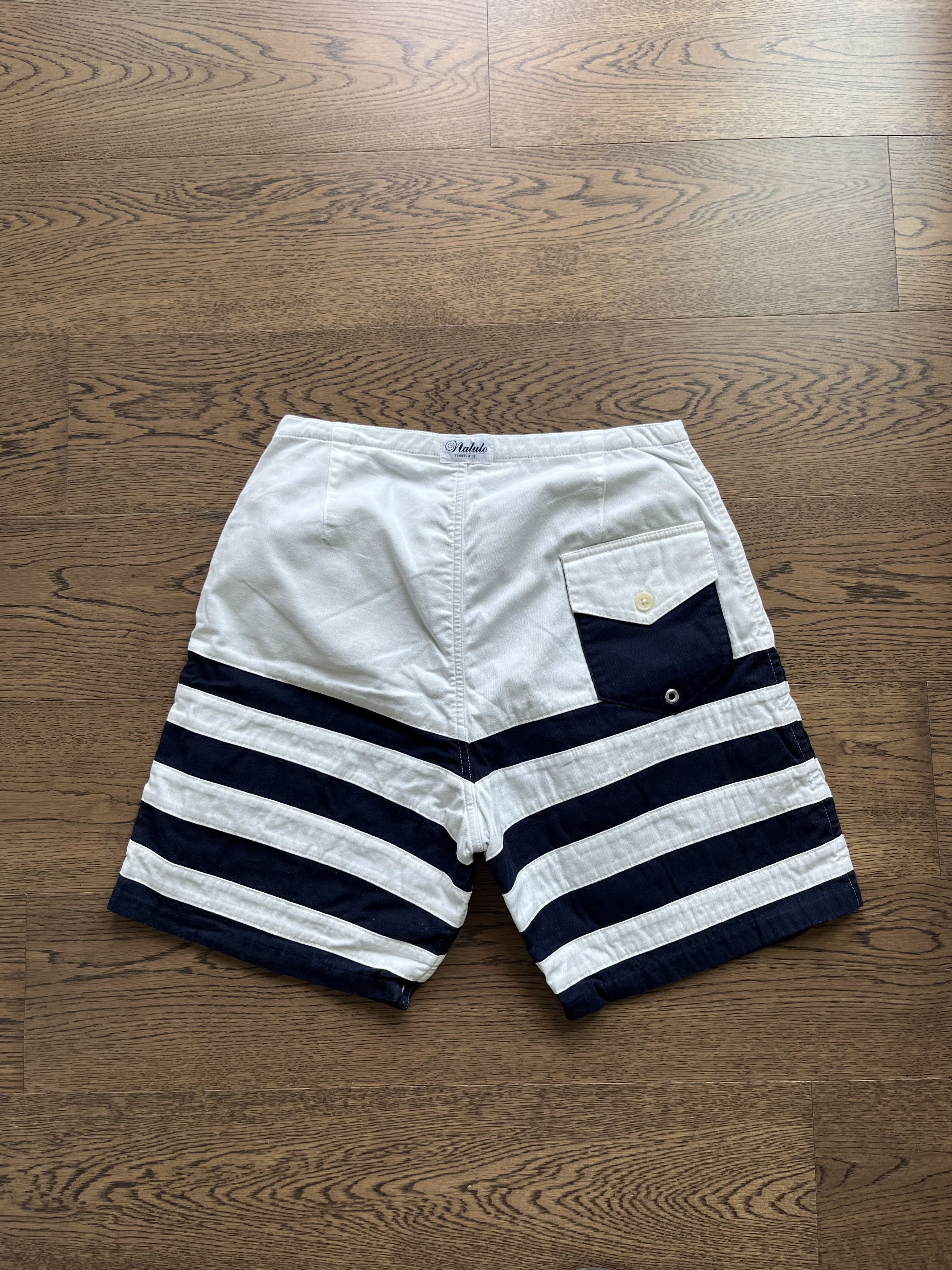 Japanese Brand Naluto Trunk & Co. Japan Hand Made Beach Surfing Mens Short Size US 28 / EU 44 - 5 Thumbnail