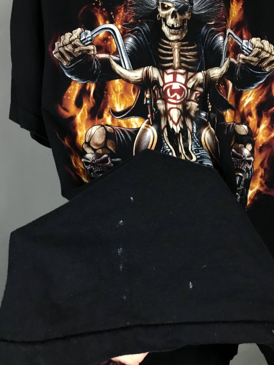 Vintage Skulls vintage rock overprinted tee Size US XL / EU 56 / 4 - 9 Thumbnail