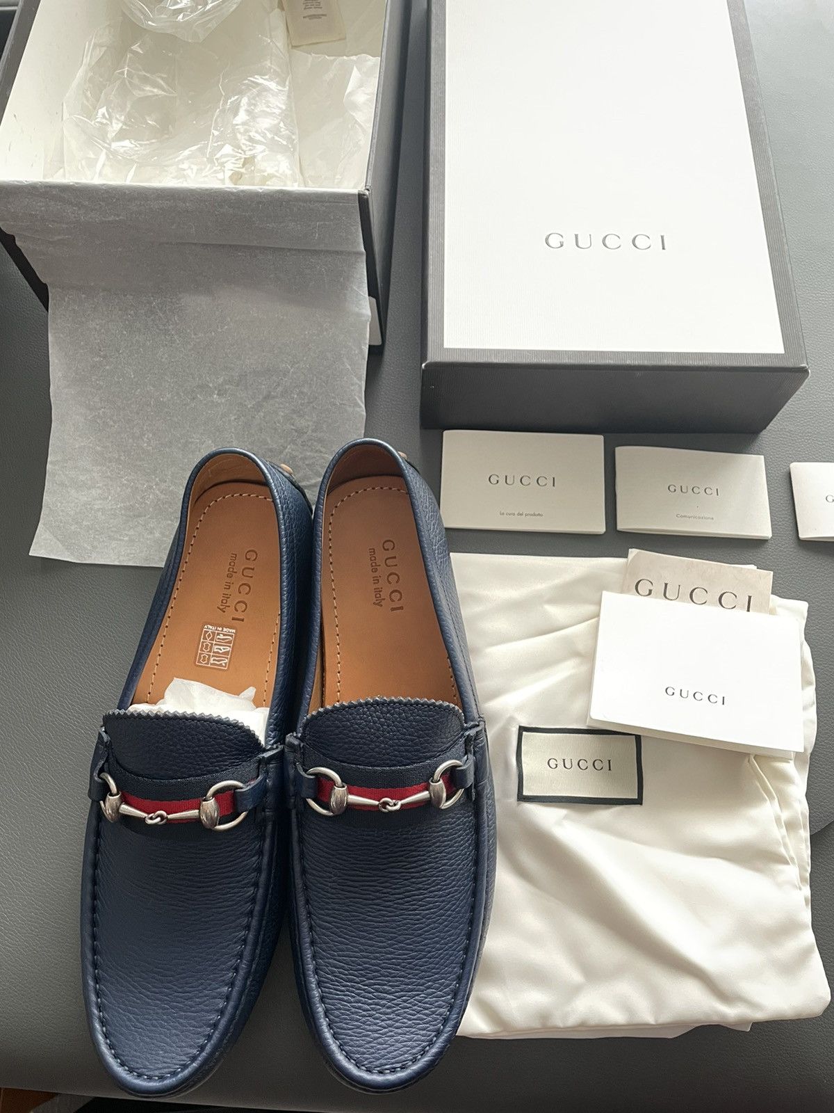 Gucci Iconic BrandNew Runway Classic Horsebit Leather Loafer Shoes Size US 11.5 / EU 44-45 - 2 Thumbnail