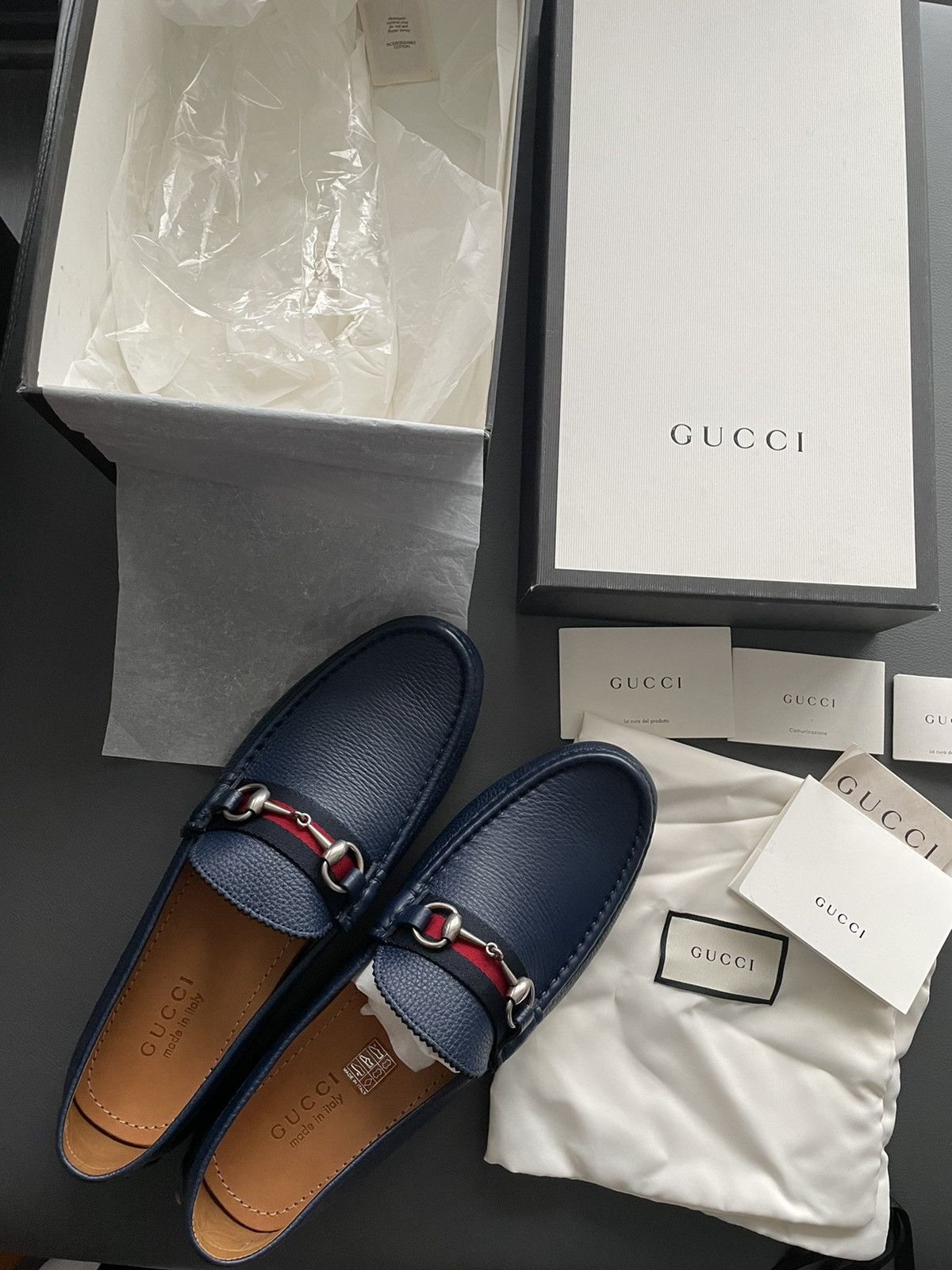 Gucci Iconic BrandNew Runway Classic Horsebit Leather Loafer Shoes Size US 11.5 / EU 44-45 - 1 Thumbnail