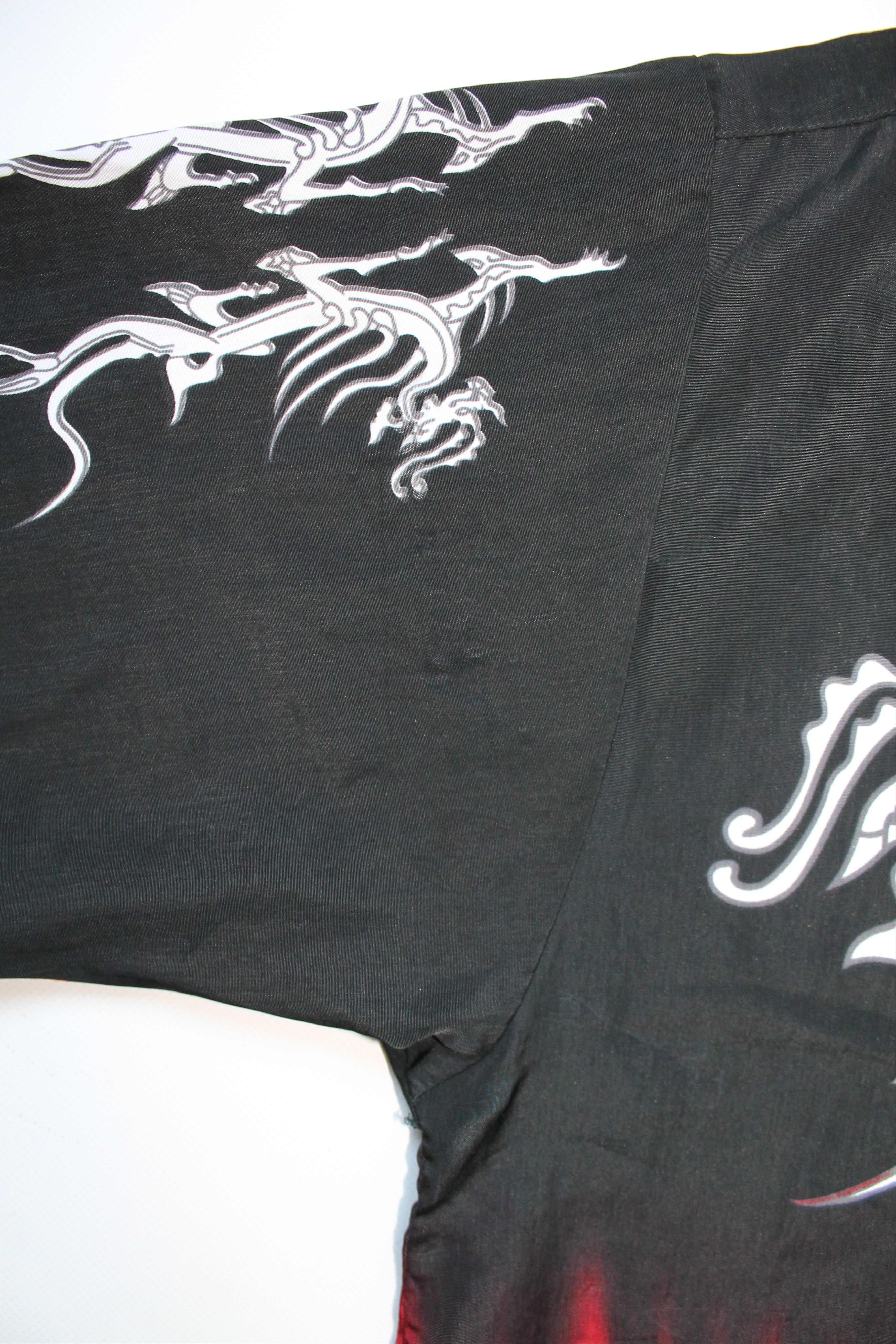 Other Flame Skulls vintage shirt Crazy print streetwear Size US L / EU 52-54 / 3 - 7 Thumbnail