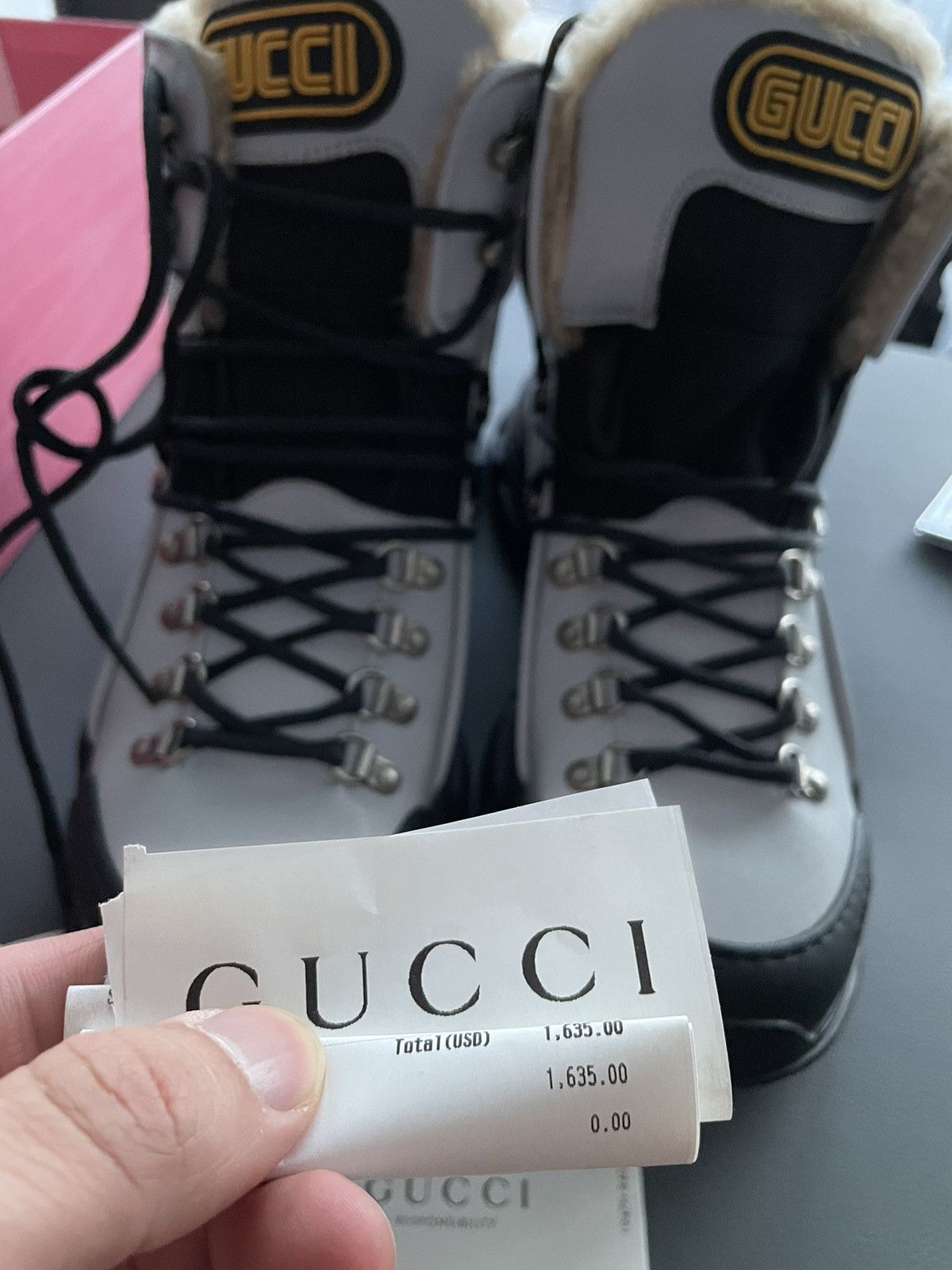 Gucci Limited Edition Gucci Shearling Flashtrek Boots New Size US 8.5 / EU 41-42 - 3 Thumbnail