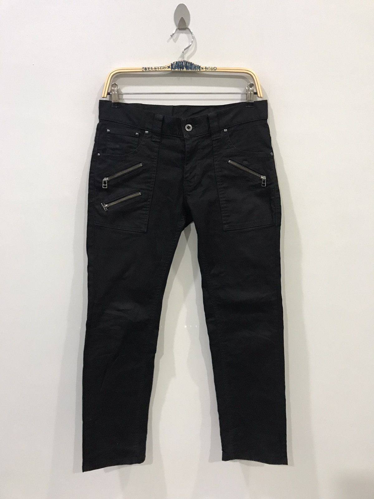 Japanese Brand × Seditionaries Japan Made Designer Multizipper Skinny Stretchable Pant Size US 31 - 3 Thumbnail