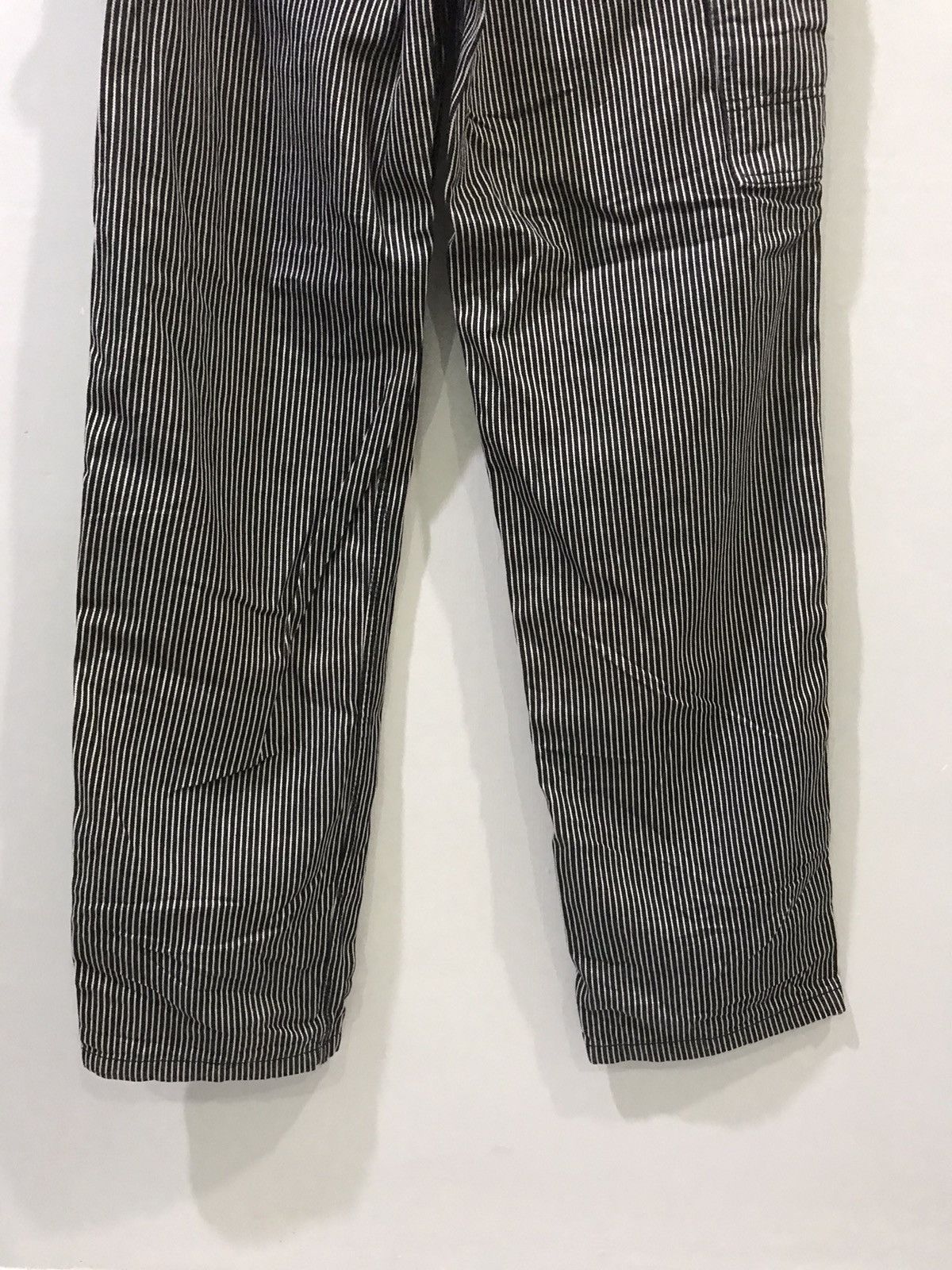 Japanese Brand DOG HOUSE Union Made Japan Black Hickory Carpenter Pant Size US 29 - 14 Thumbnail