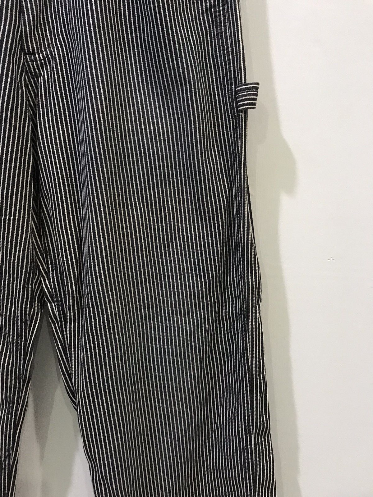 Japanese Brand DOG HOUSE Union Made Japan Black Hickory Carpenter Pant Size US 29 - 4 Thumbnail