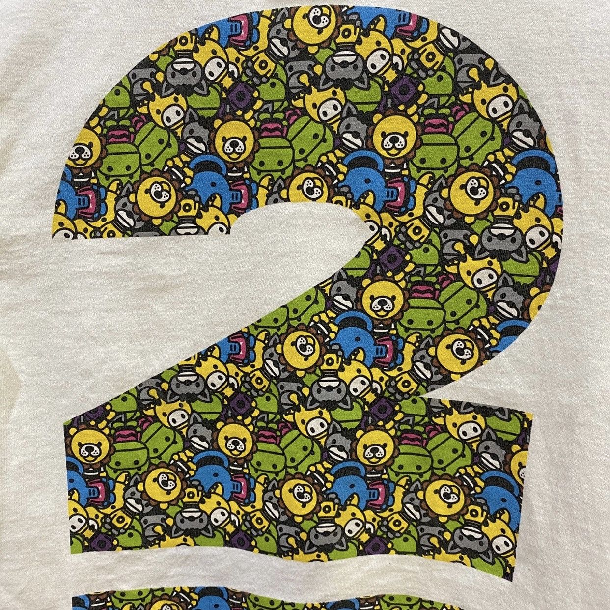 Bape × Nigo VINTAGE RARE OG‼️Baby Milo A Bathing Ape 2 Anniversary Tee Size US S / EU 44-46 / 1 - 4 Thumbnail