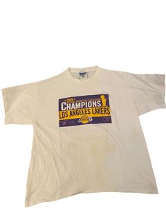 Vintage 00s Los Angeles Lakers 2000 World Champions T-shirt By Delta