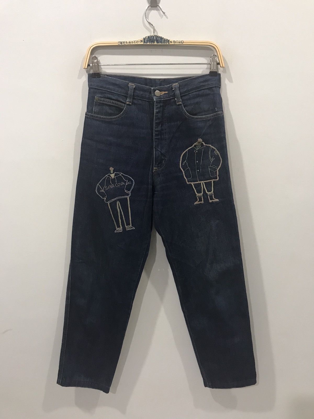 Japanese Brand SINO COVA Japan Embroidery Logo Denim Size US 27 - 1 Thumbnail