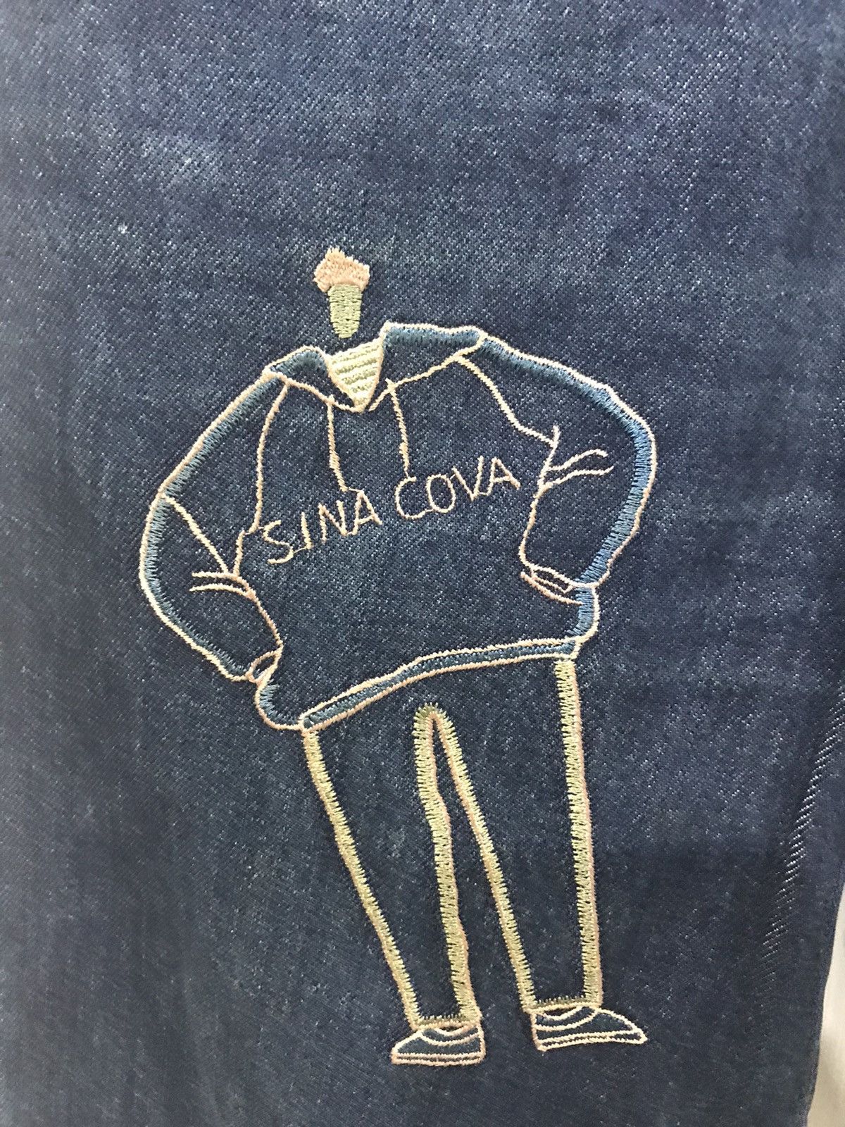 Japanese Brand SINO COVA Japan Embroidery Logo Denim Size US 27 - 5 Thumbnail
